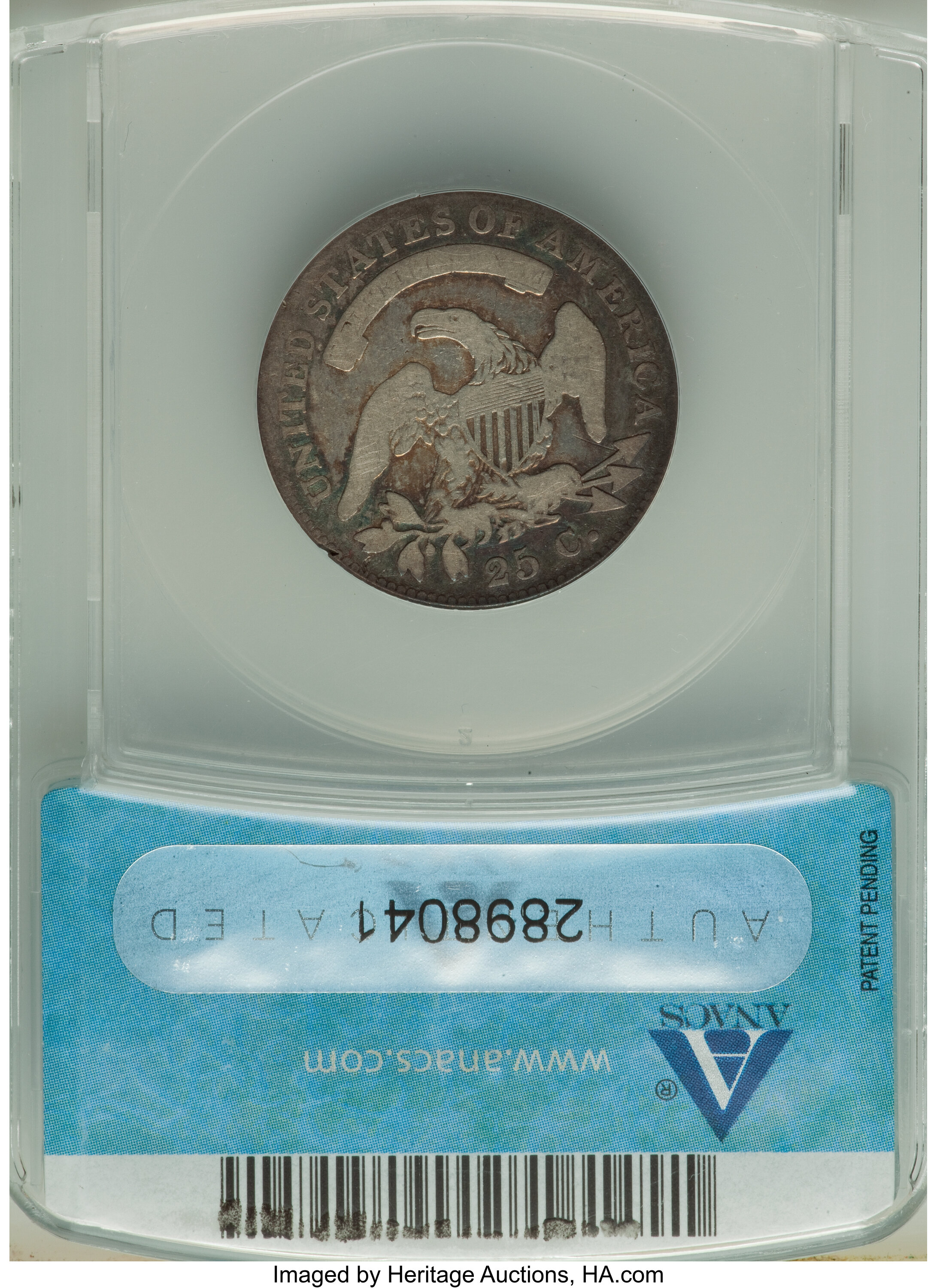 1824/2 25c Overdate, B-1 VF20 thumbnail 22