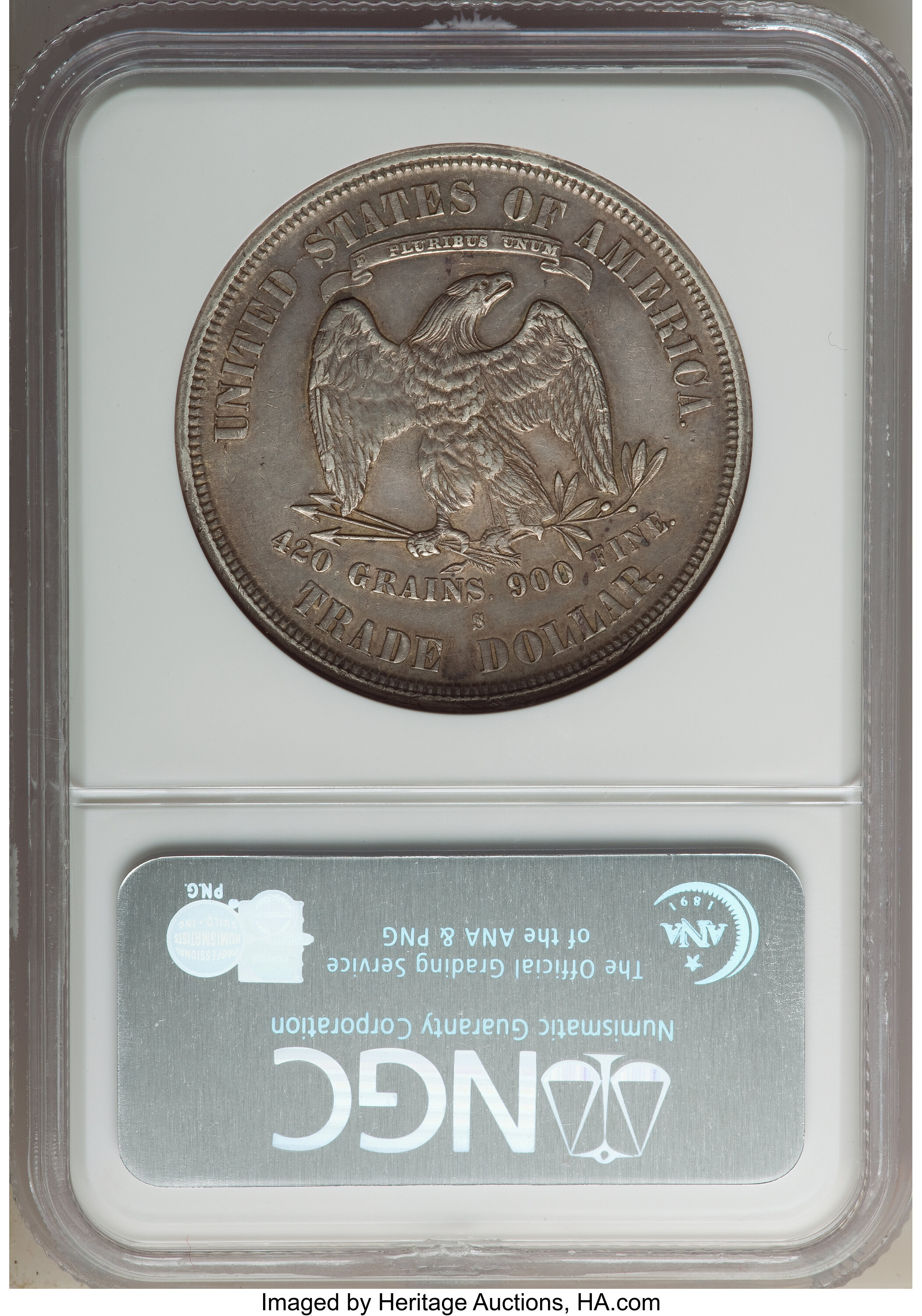 1875-S Trade$ Obverse I, Reverse II AG3 thumbnail 5