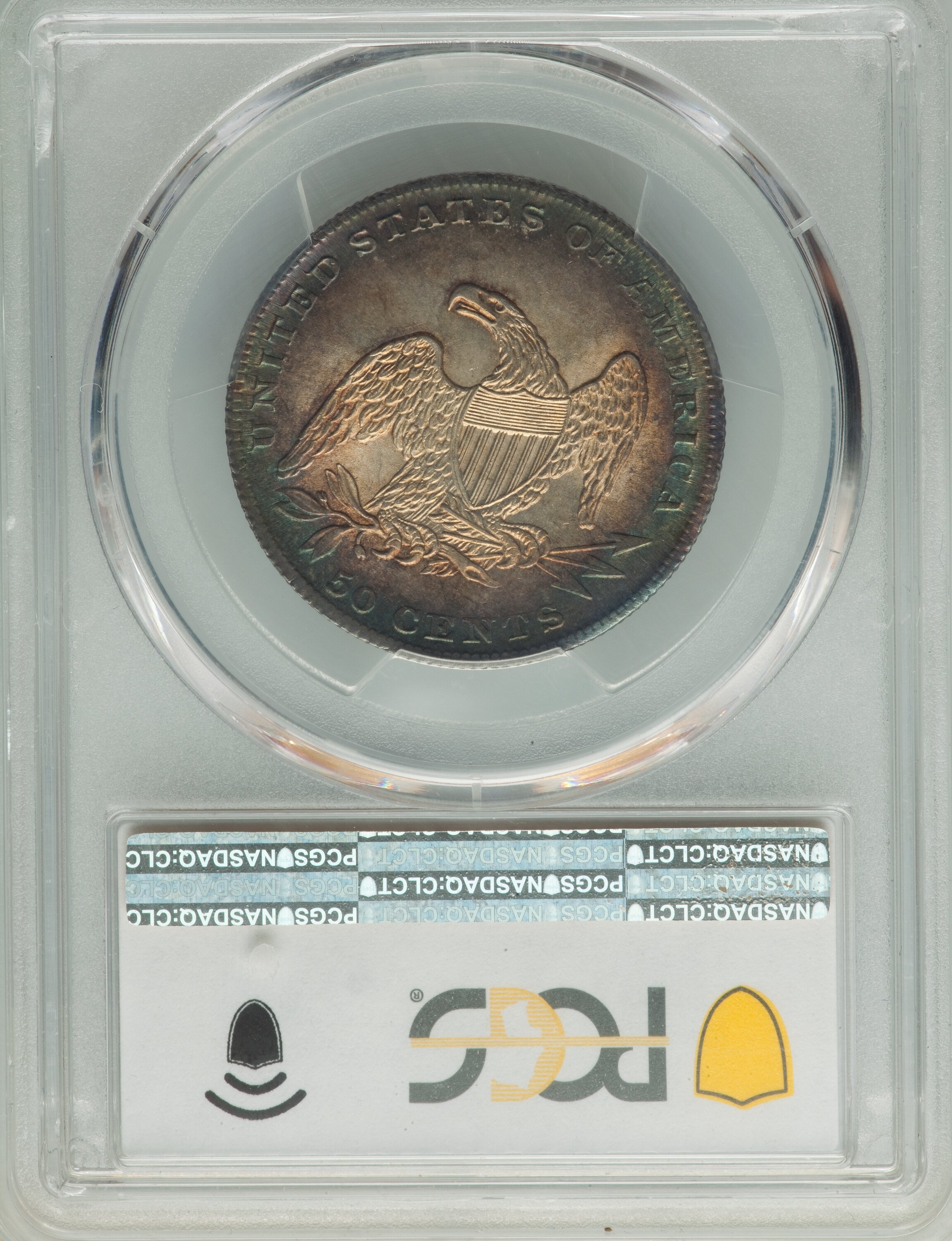 1837 50c Reeded Edge, GR-23 AG3 CAC thumbnail 12