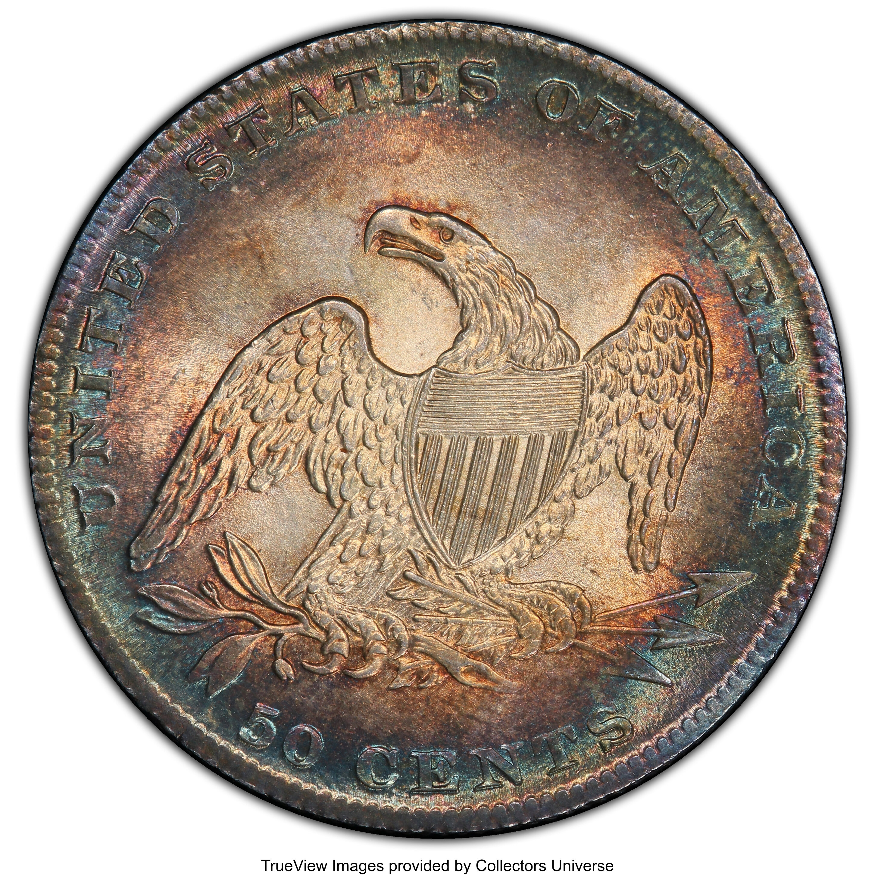 1837 50c Reeded Edge, GR-23 AG3 CAC thumbnail 13