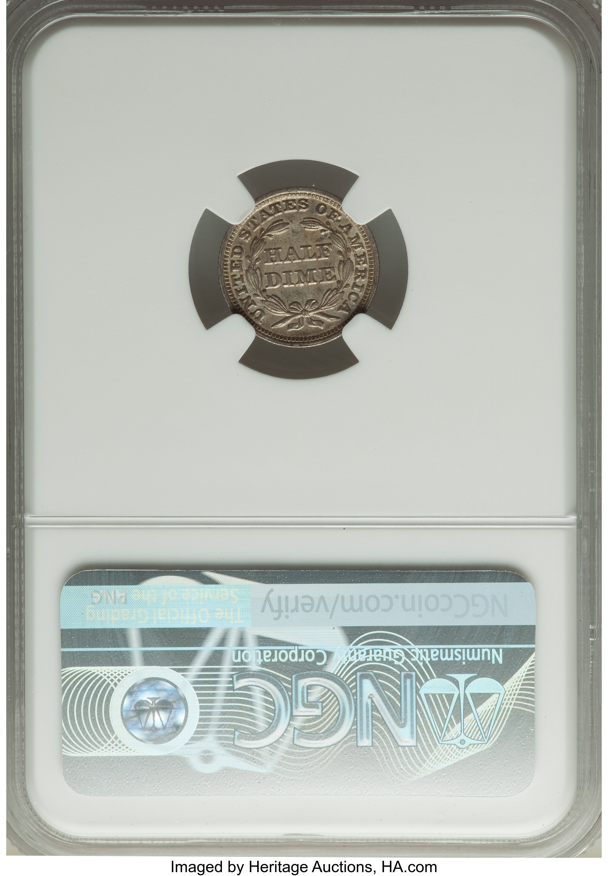 1849/6 H10c Overdate, FS-301 MS64 thumbnail 11