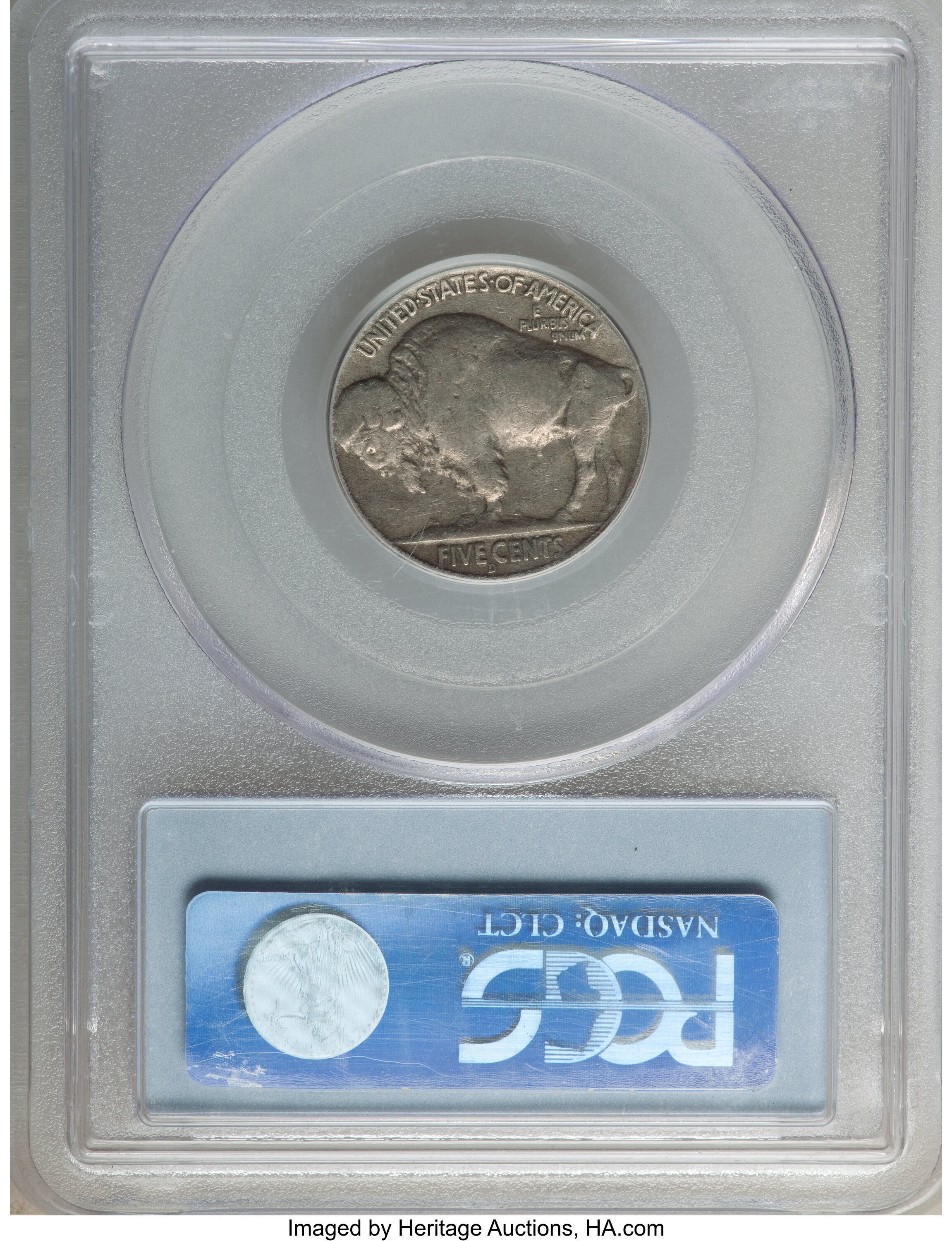 1936-D 5c 3 1/2 Legs VF25 thumbnail 2