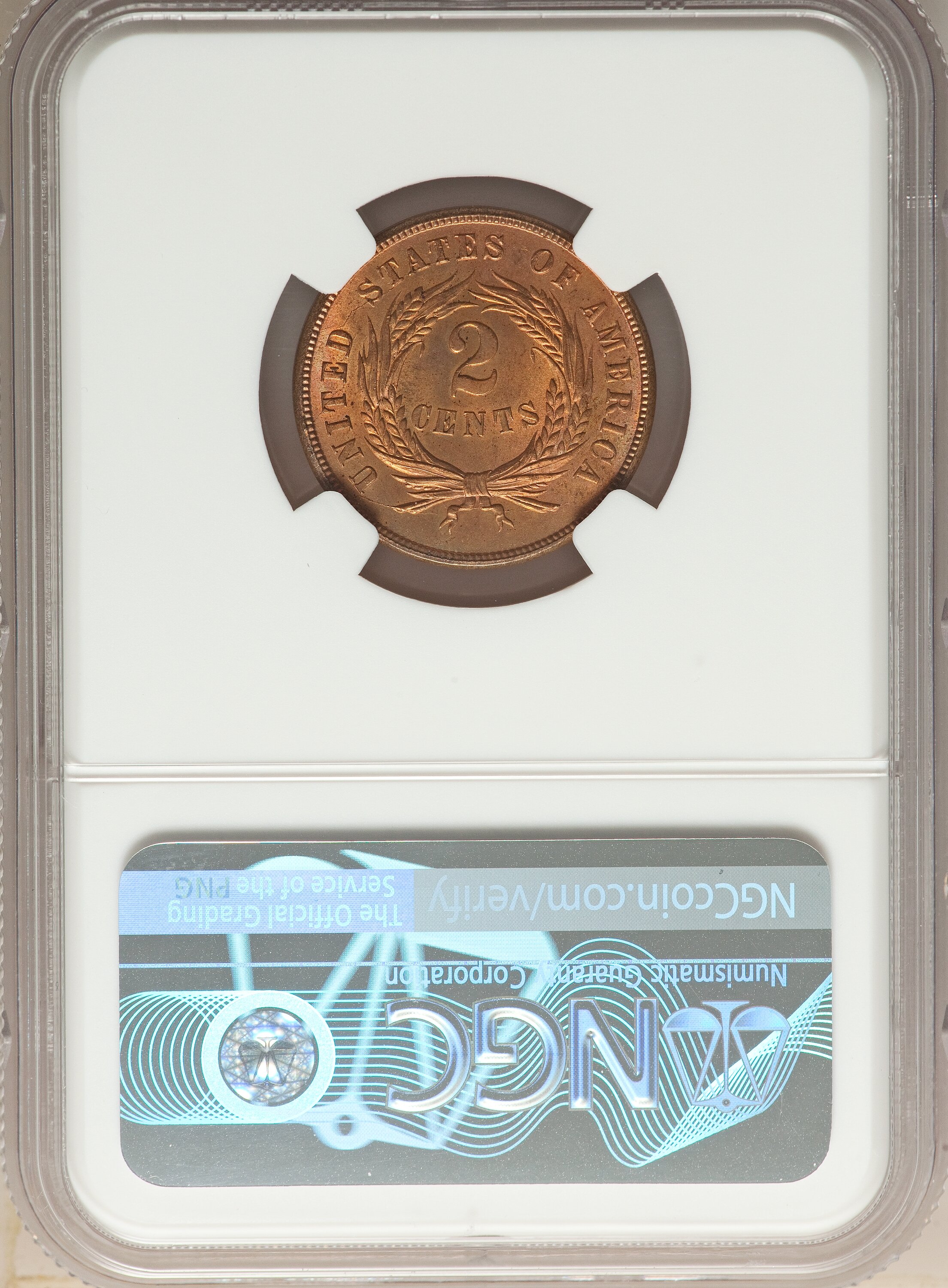 1865 2c Fancy 5 MS RB MS66 RB thumbnail 8