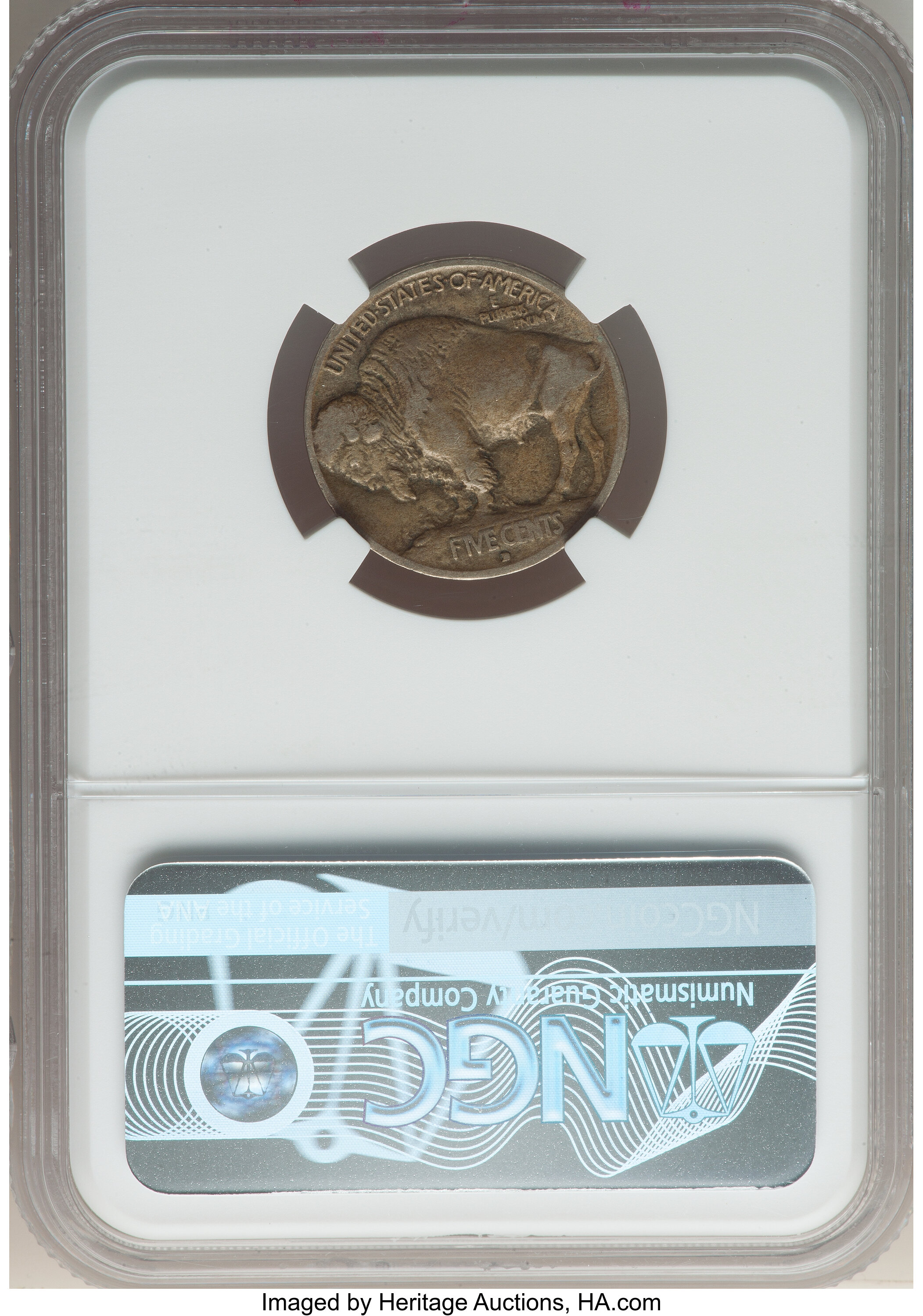 1913-D 5c Buffalo, Type 1 VF20 thumbnail 5