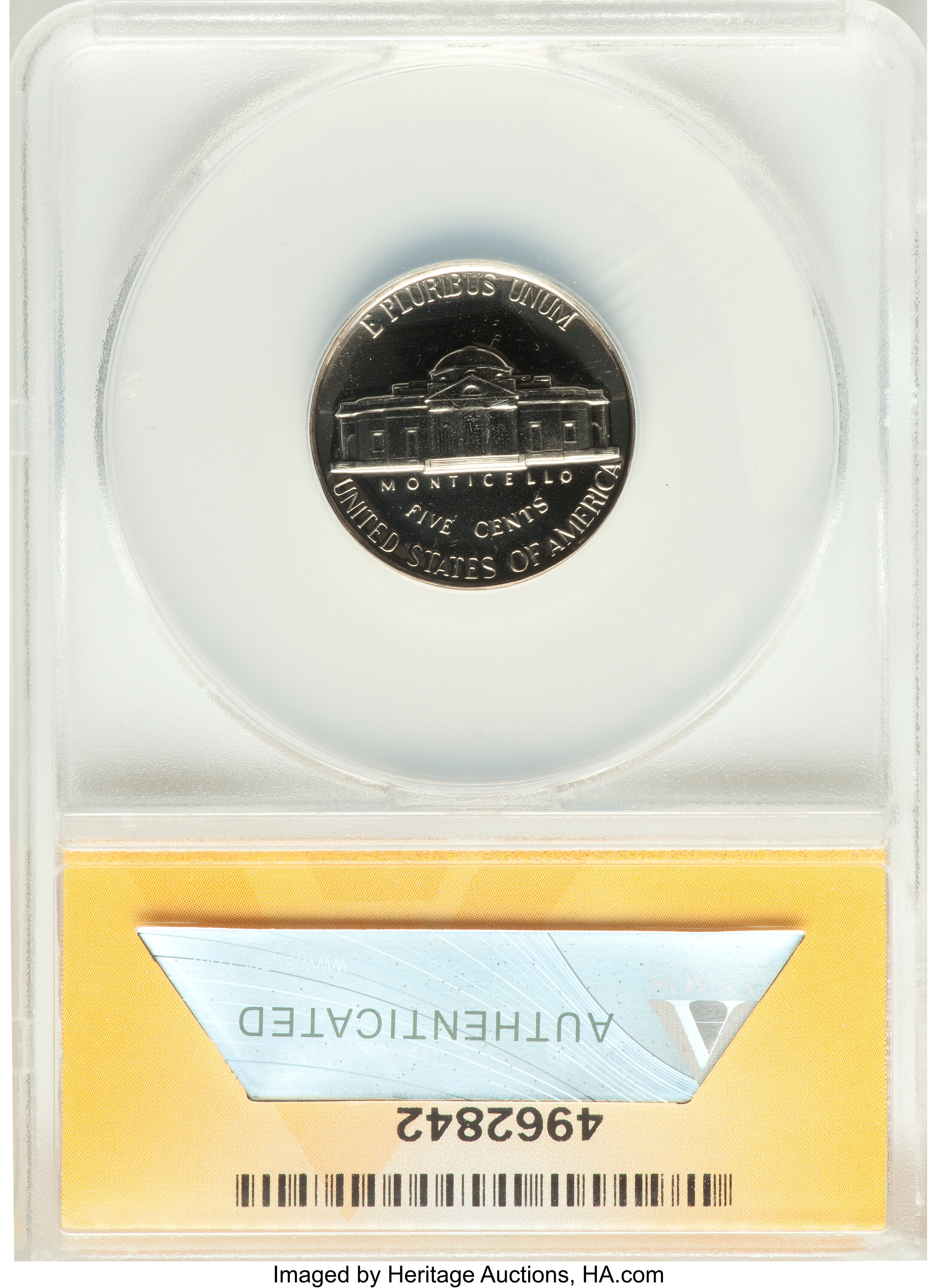 1957 5c PR66 thumbnail 2