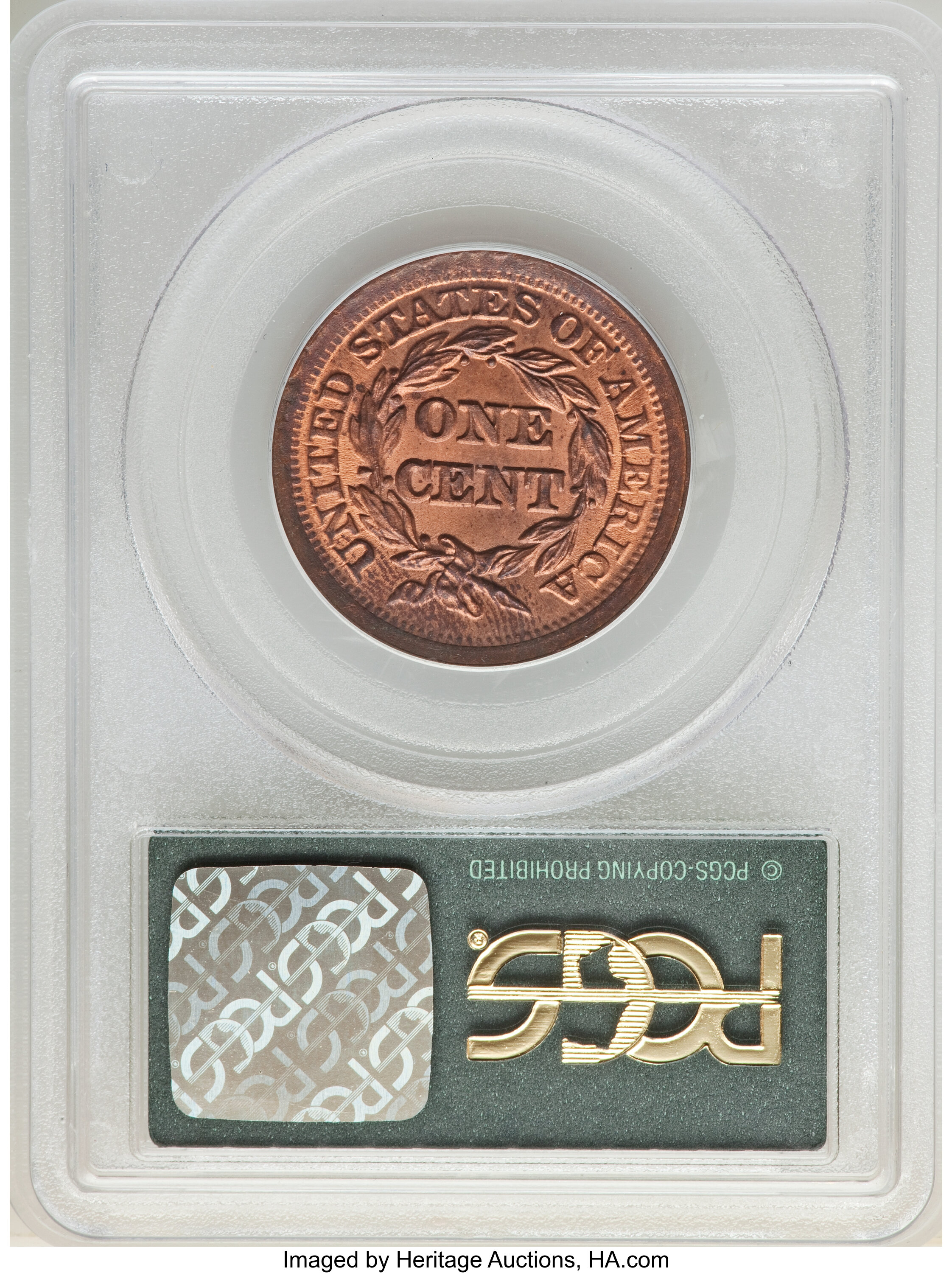 1852 1c MS RD MS65 RD thumbnail 9