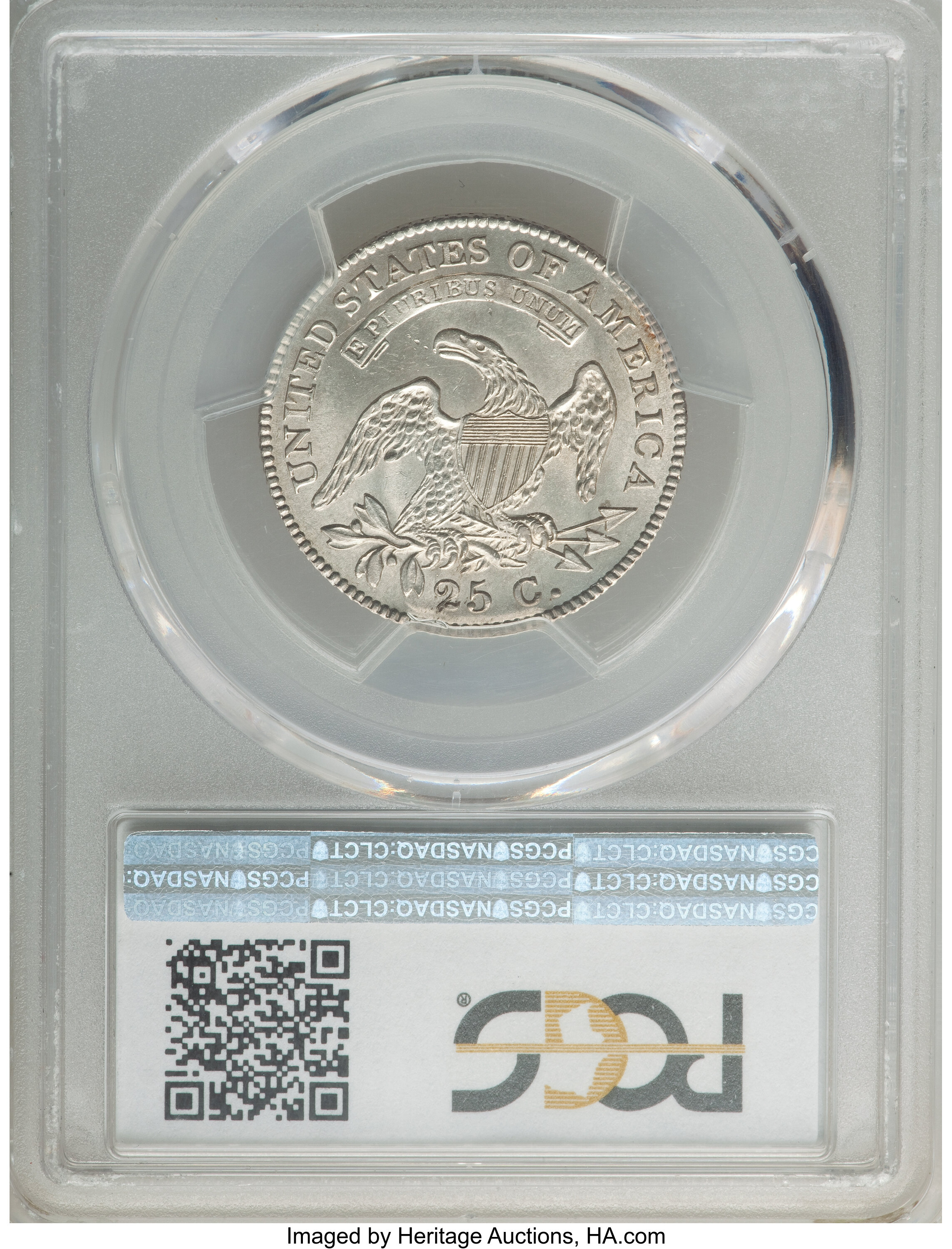 1828 25c B-1 MS63 thumbnail 3