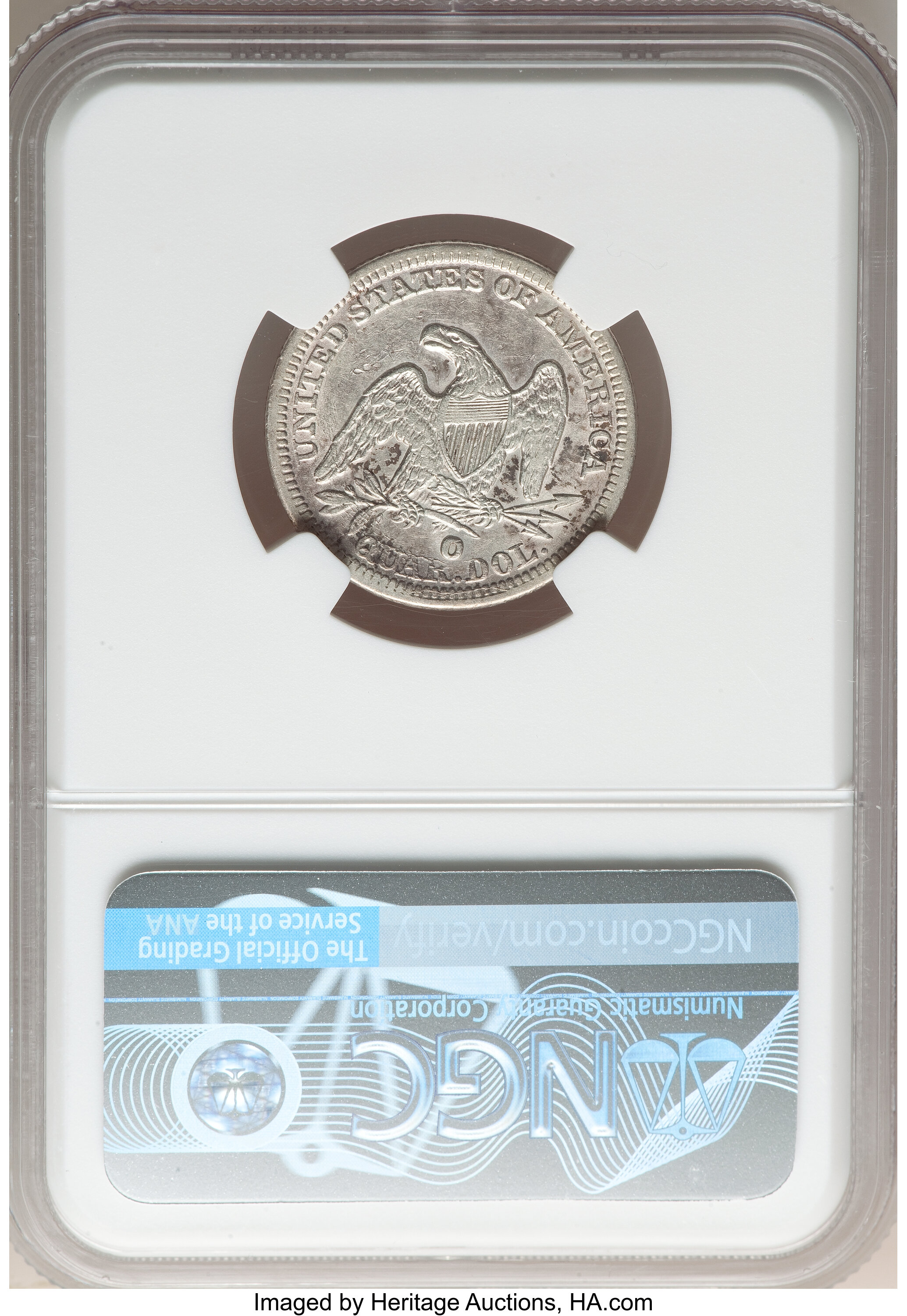 1854-O 25c Arrows, Huge O, FS-501 MS thumbnail 10