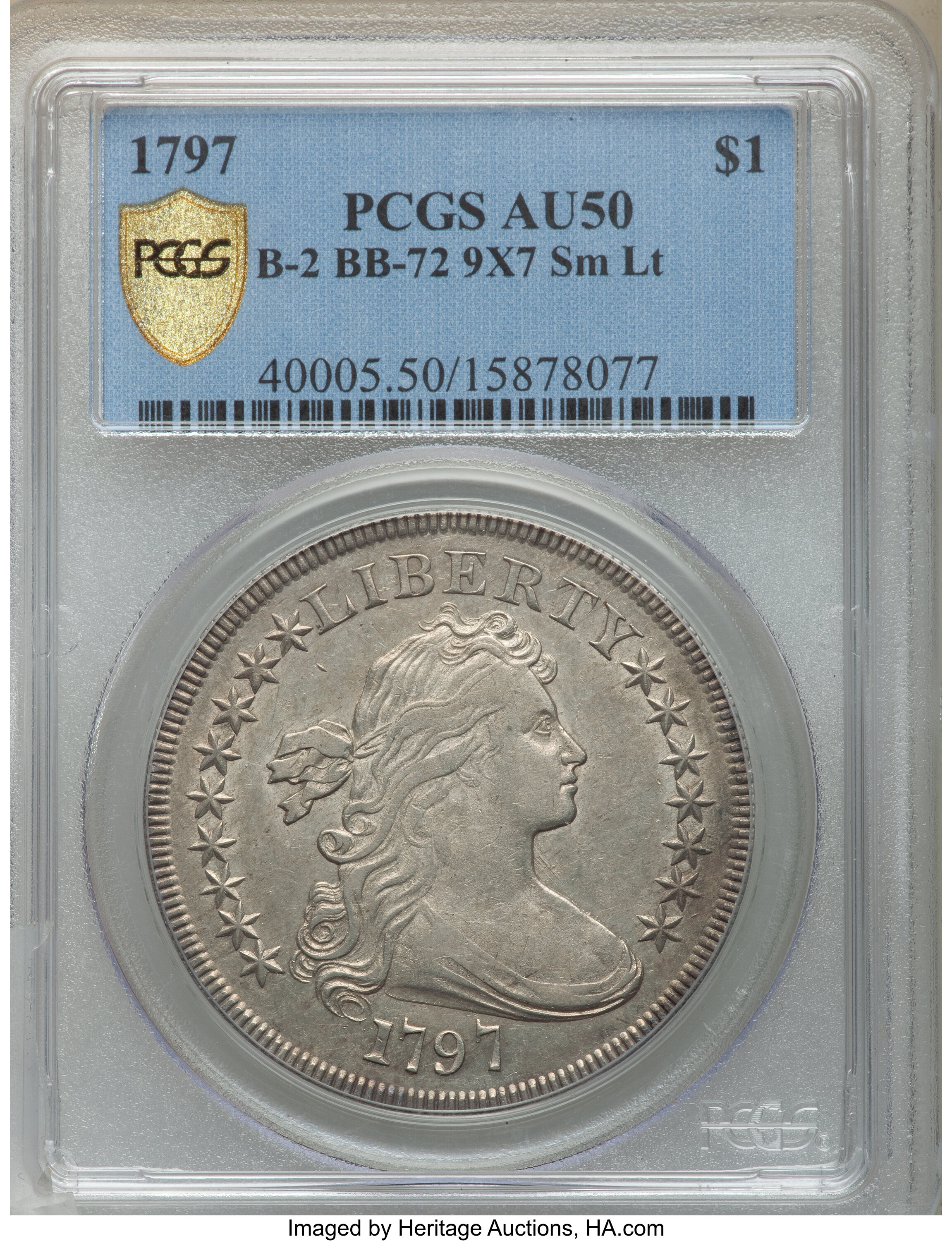 1797 $1  9x7 Stars, Small Letters, B-2, BB-72, FS-901 F15 thumbnail 22