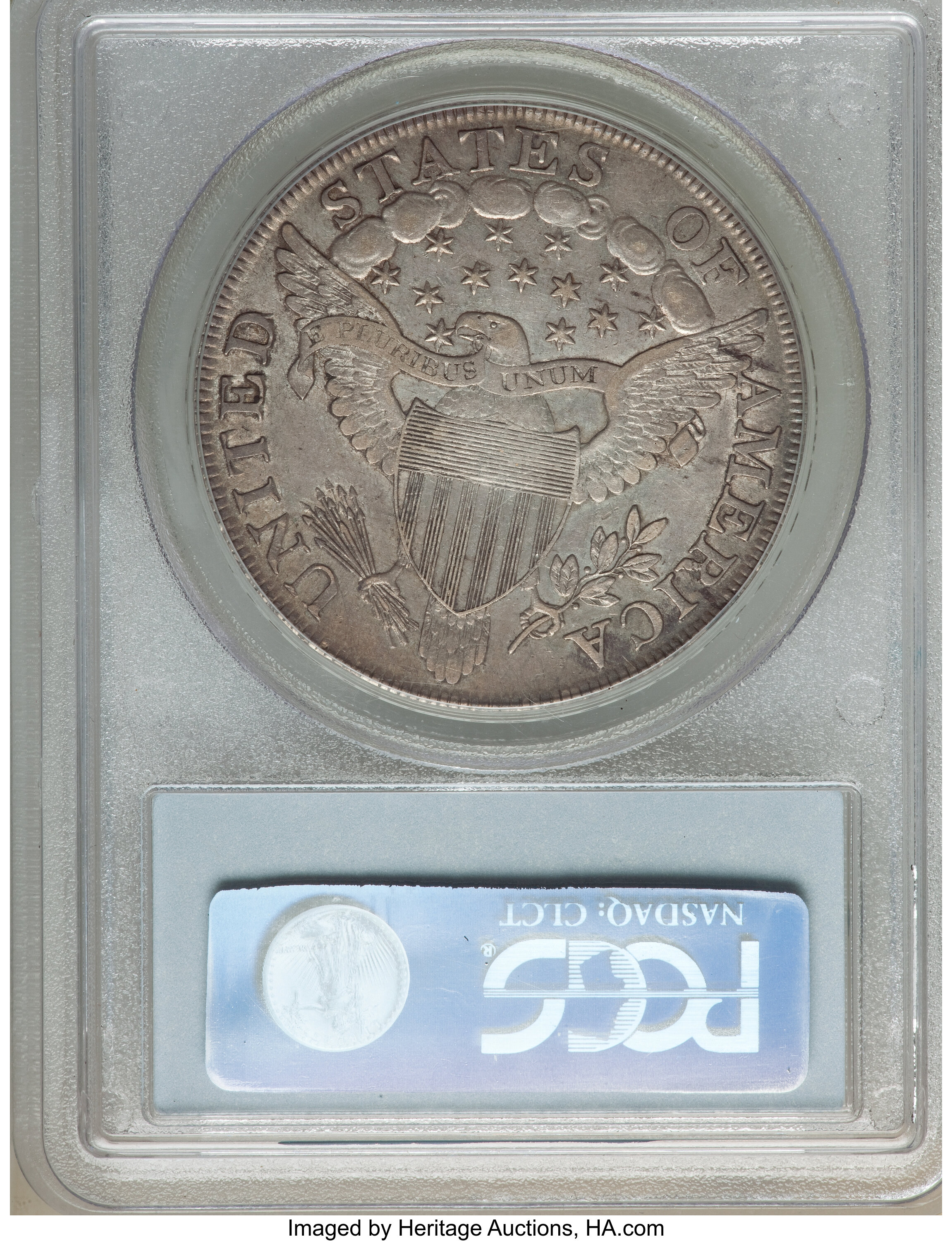 1802 $1  Wide Date, B-5, BB-242 VG8 thumbnail 17