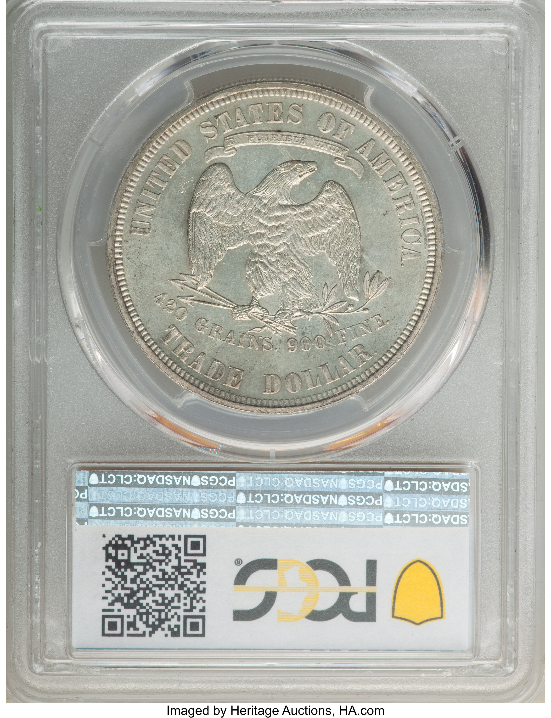 1876 Trade$ Obverse I, Reverse II AU50 thumbnail 25