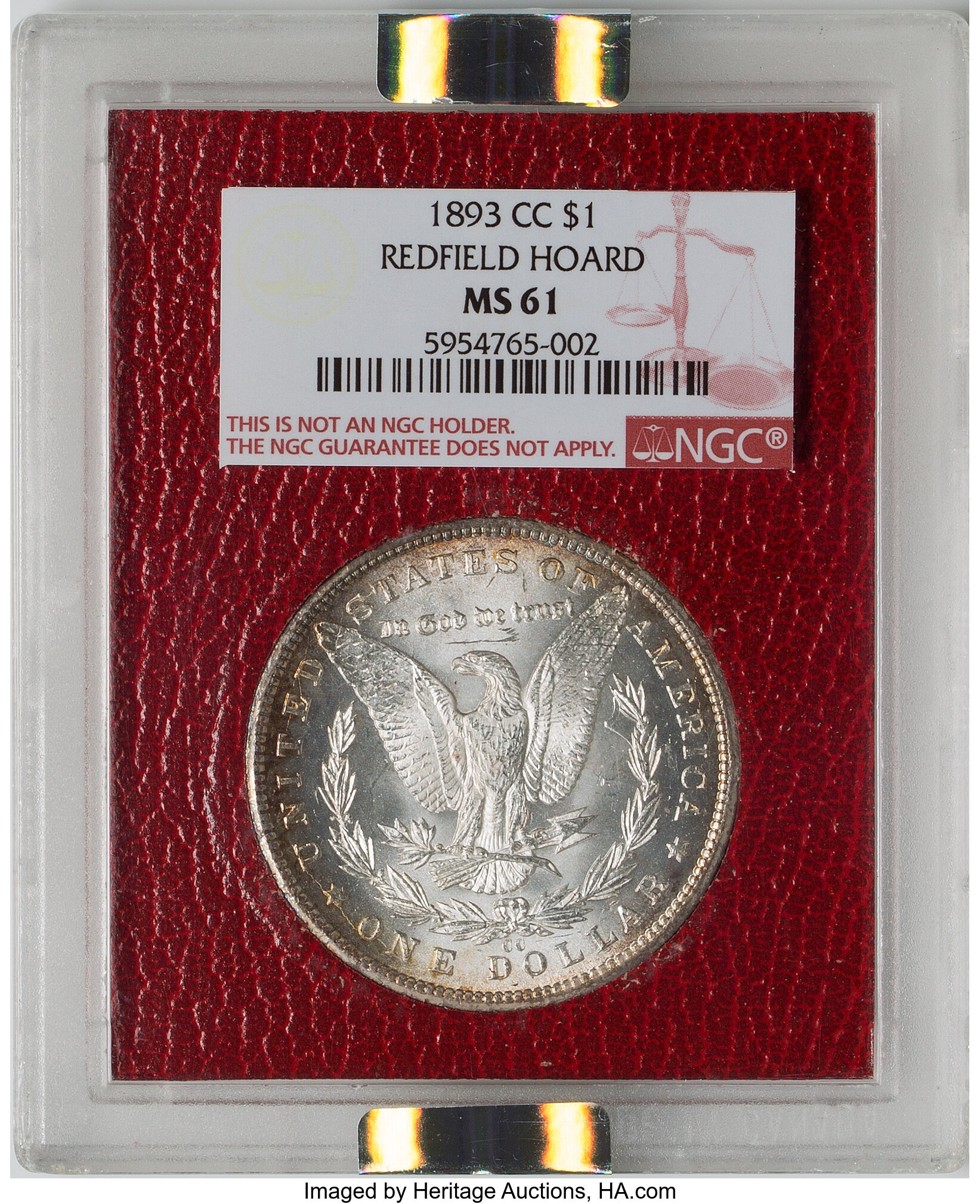 1893-CC $1  Doubled 3, VAM-3 AG3 thumbnail 2