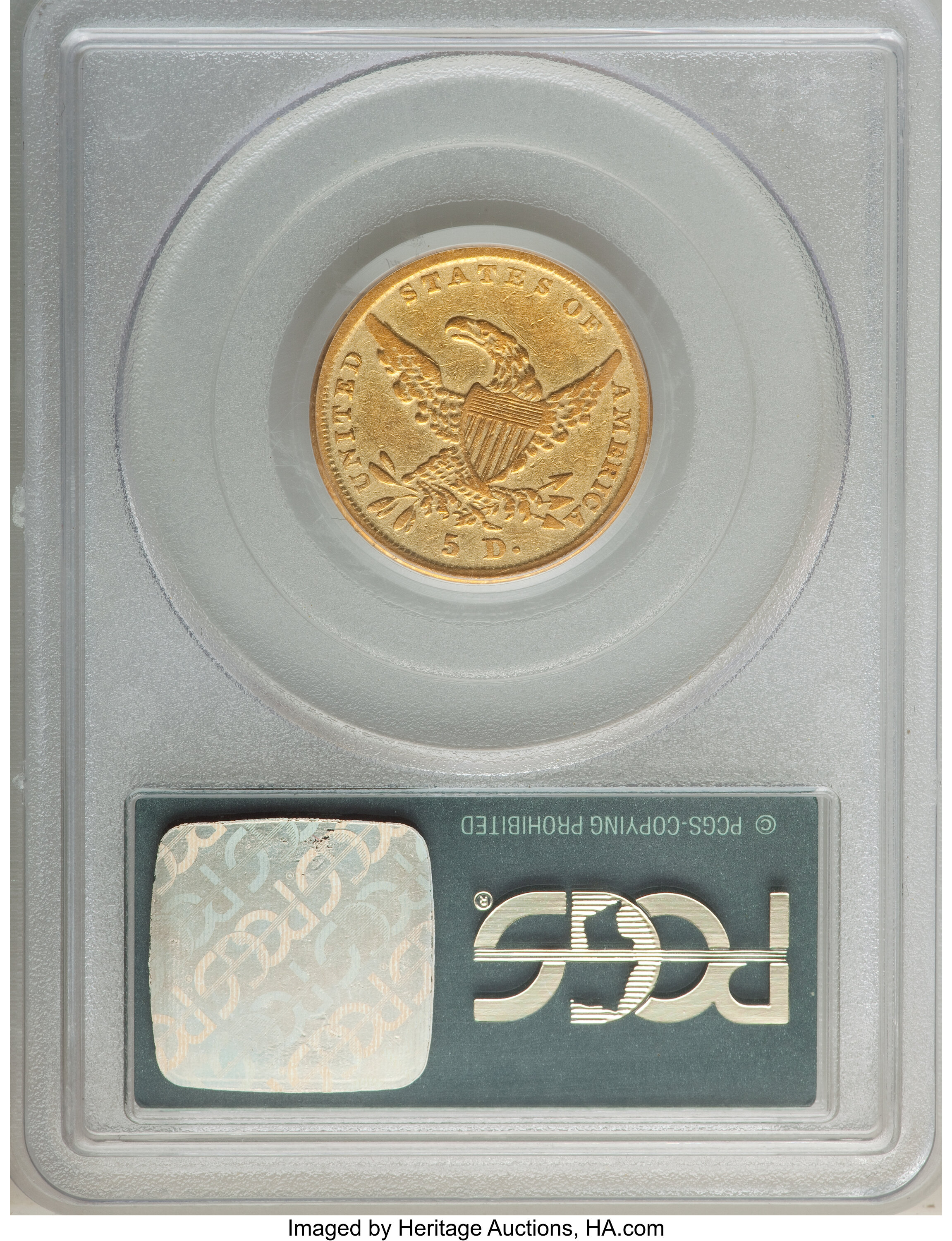 1838-D $5 F12 thumbnail 4