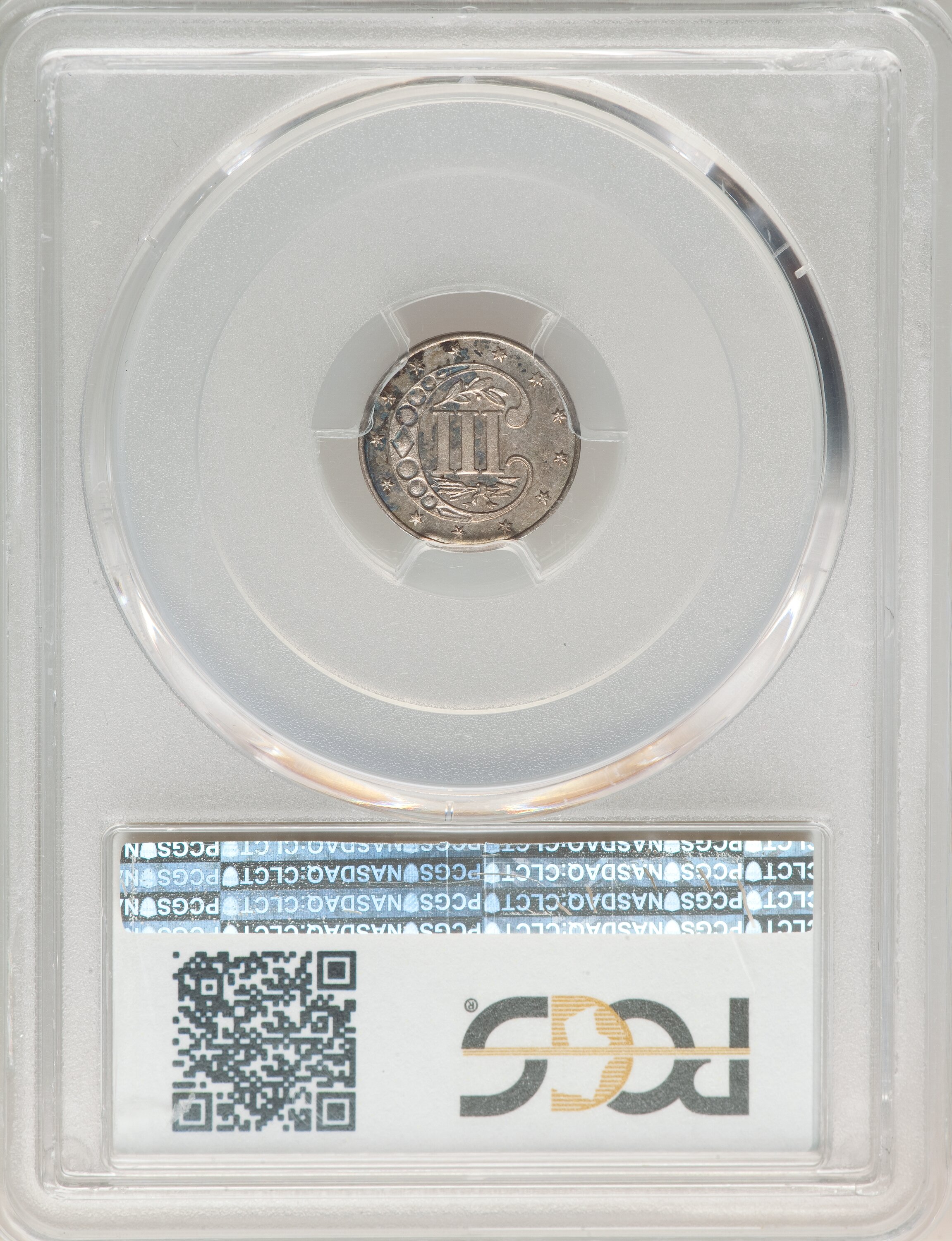 1854 3cS Repunched Date, FS-301 MS thumbnail 13
