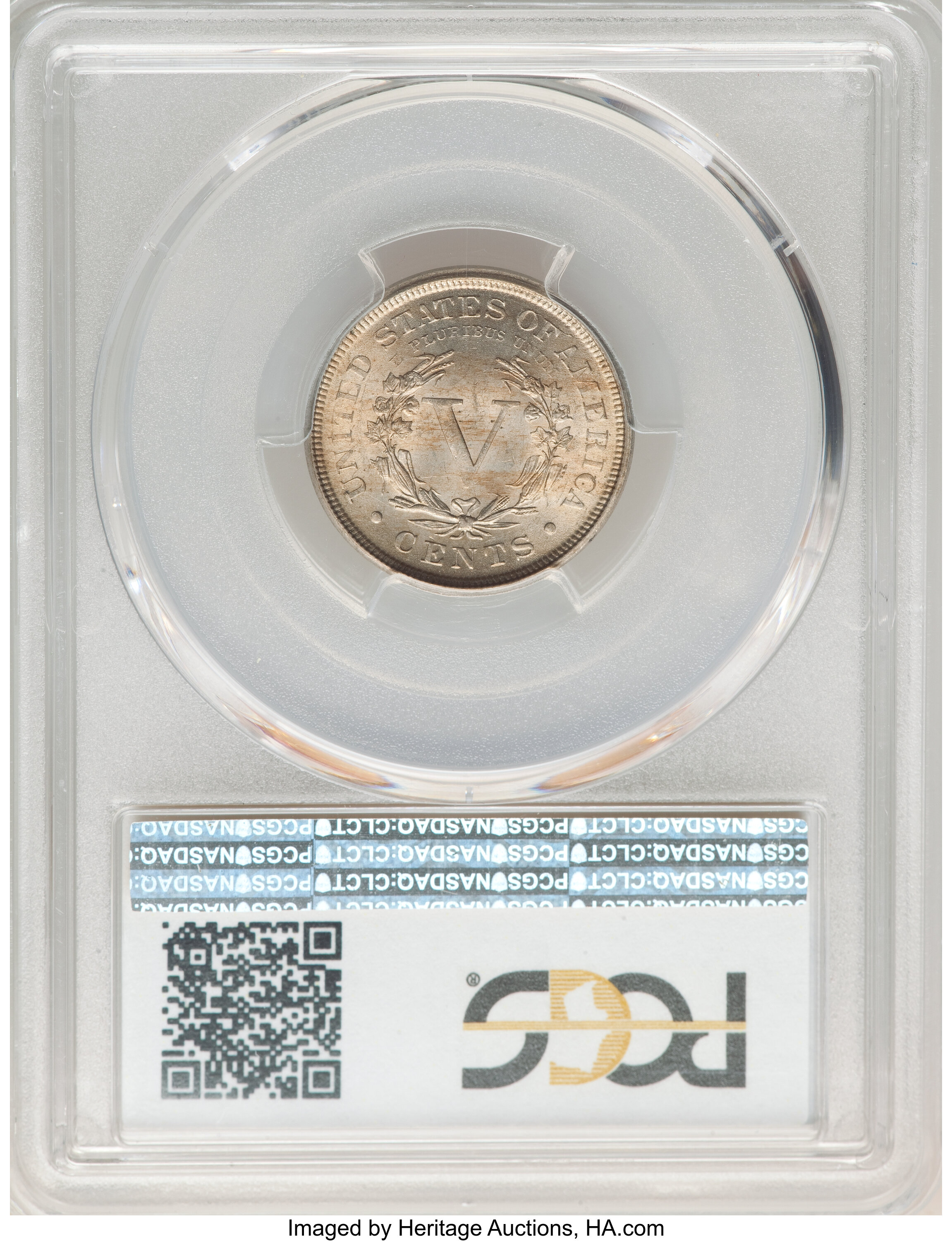 1888 5c Doubled Die Obverse, FS-101 MS64 CAC thumbnail 2