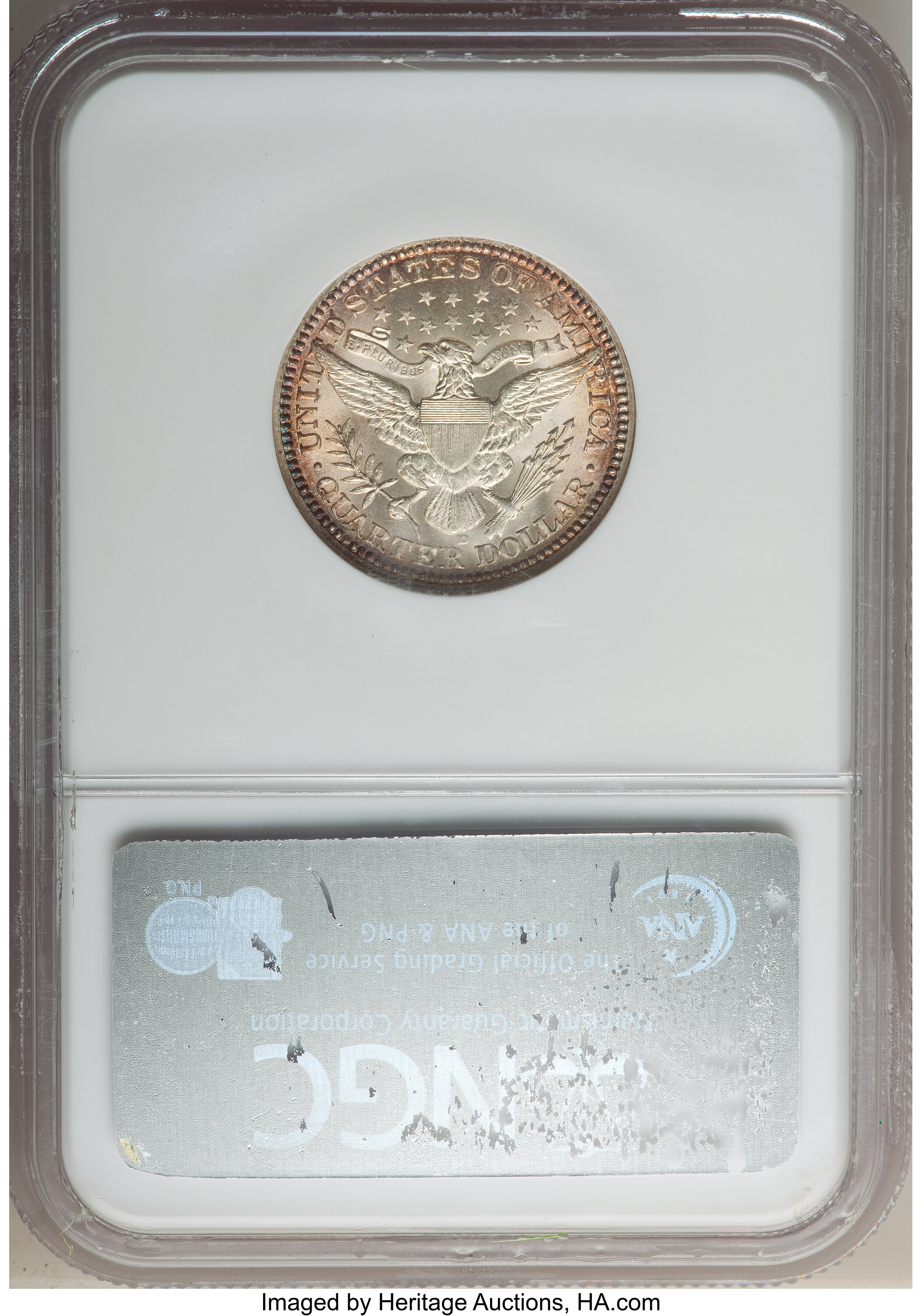 1916-D/D 25c Barber, Large/Small D, FS-501 VG10 thumbnail 4