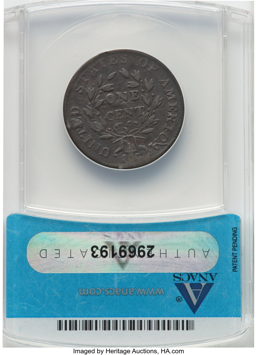 1800/1798 1c Head of 1797 MS BN VG8 BN CAC thumbnail 24