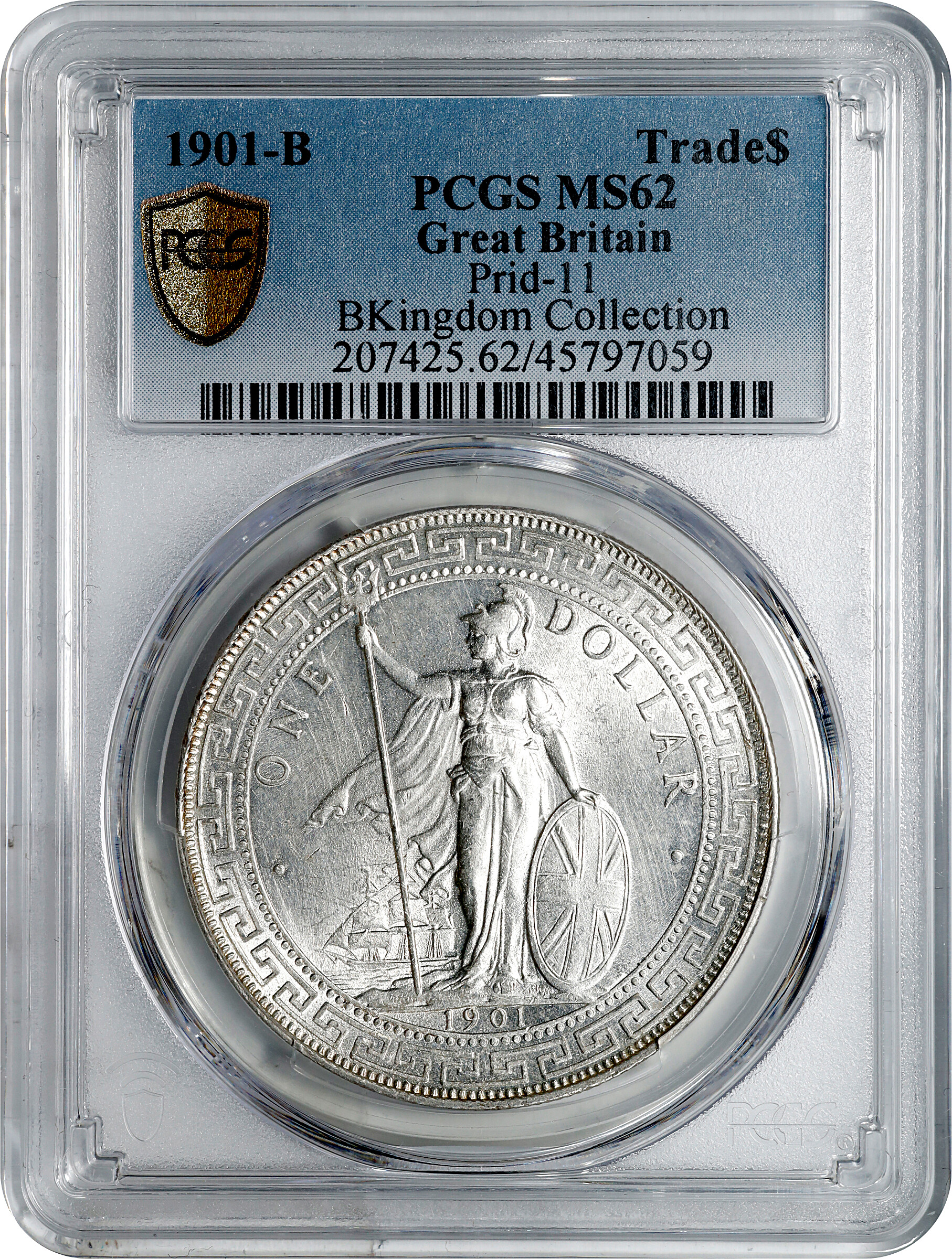 1901-B     Trade$ MS (KMT5) MS60 thumbnail 3