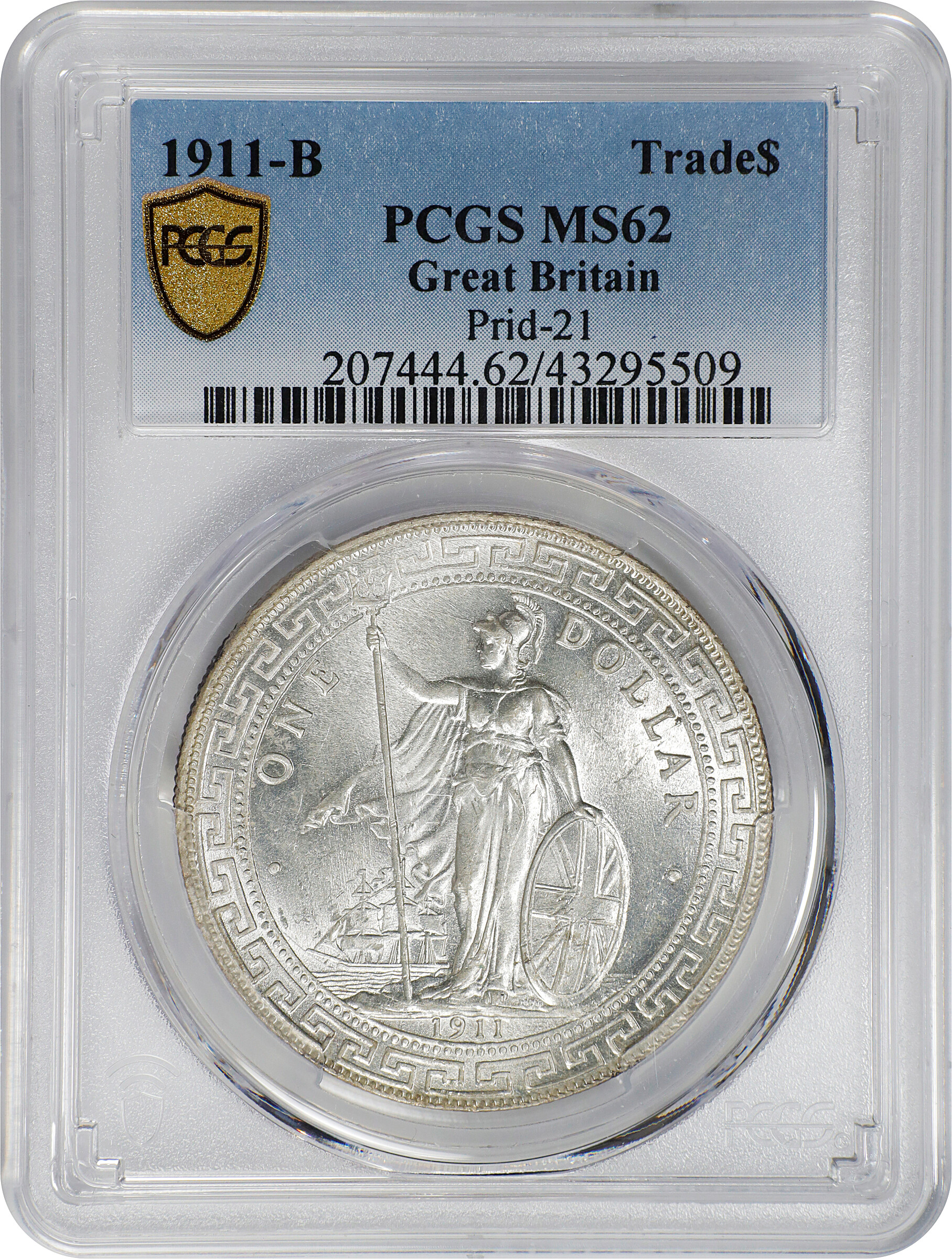 1911-B     Trade$ MS (KMT5) AU58 thumbnail 7