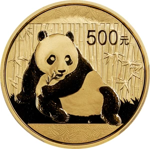 image for: (t) CHINA. Gold 500 Yuan, 2015. Panda Series. PCGS MS-69.