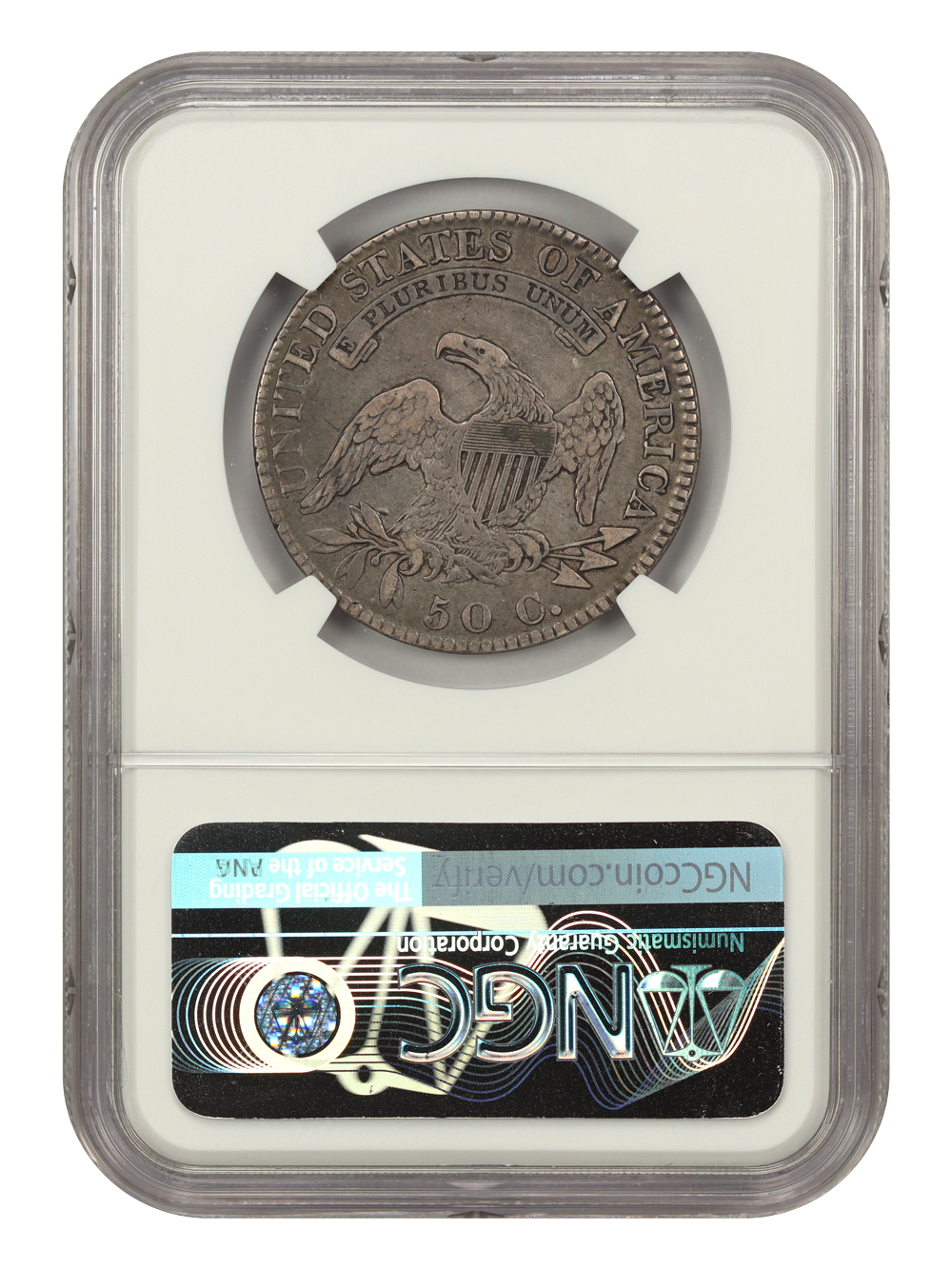 1820/19 50c Square Base 2 F15 thumbnail 22