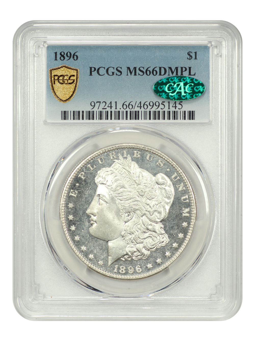 1896 $1  MS DMPL MS66 DMPL thumbnail 4
