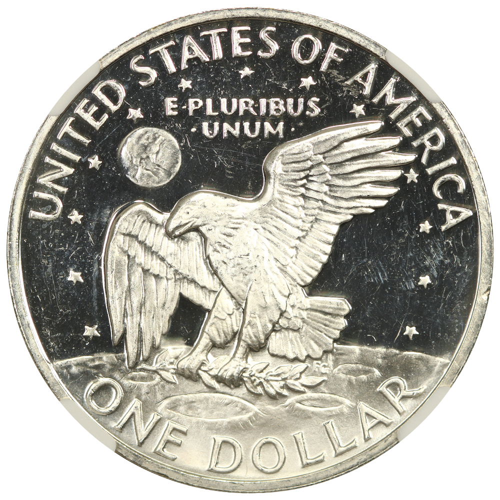 Eisenhower (Ike) $1  Silver [Type] AU53 thumbnail 12