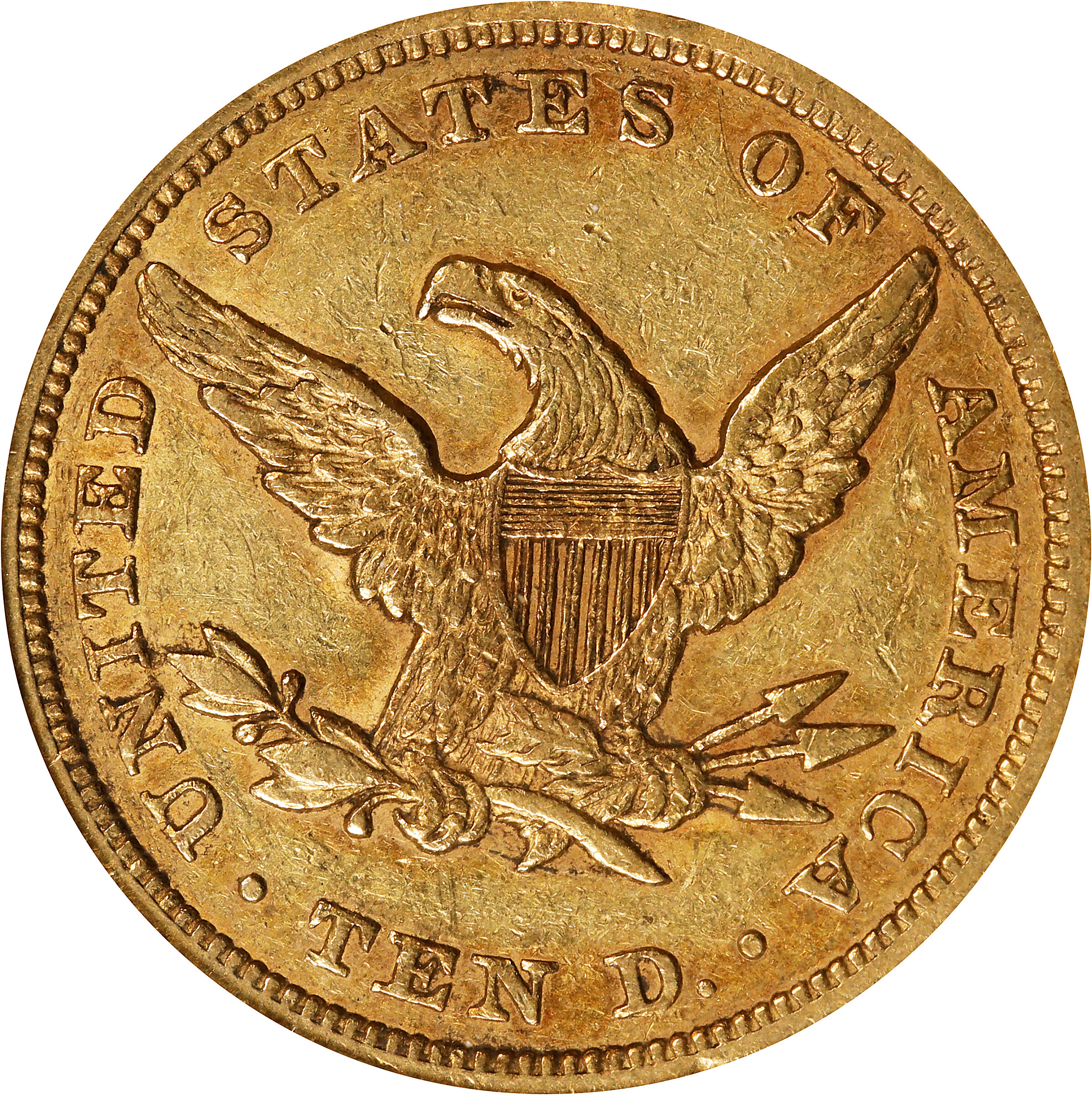 1849 $10 XF40 thumbnail 2