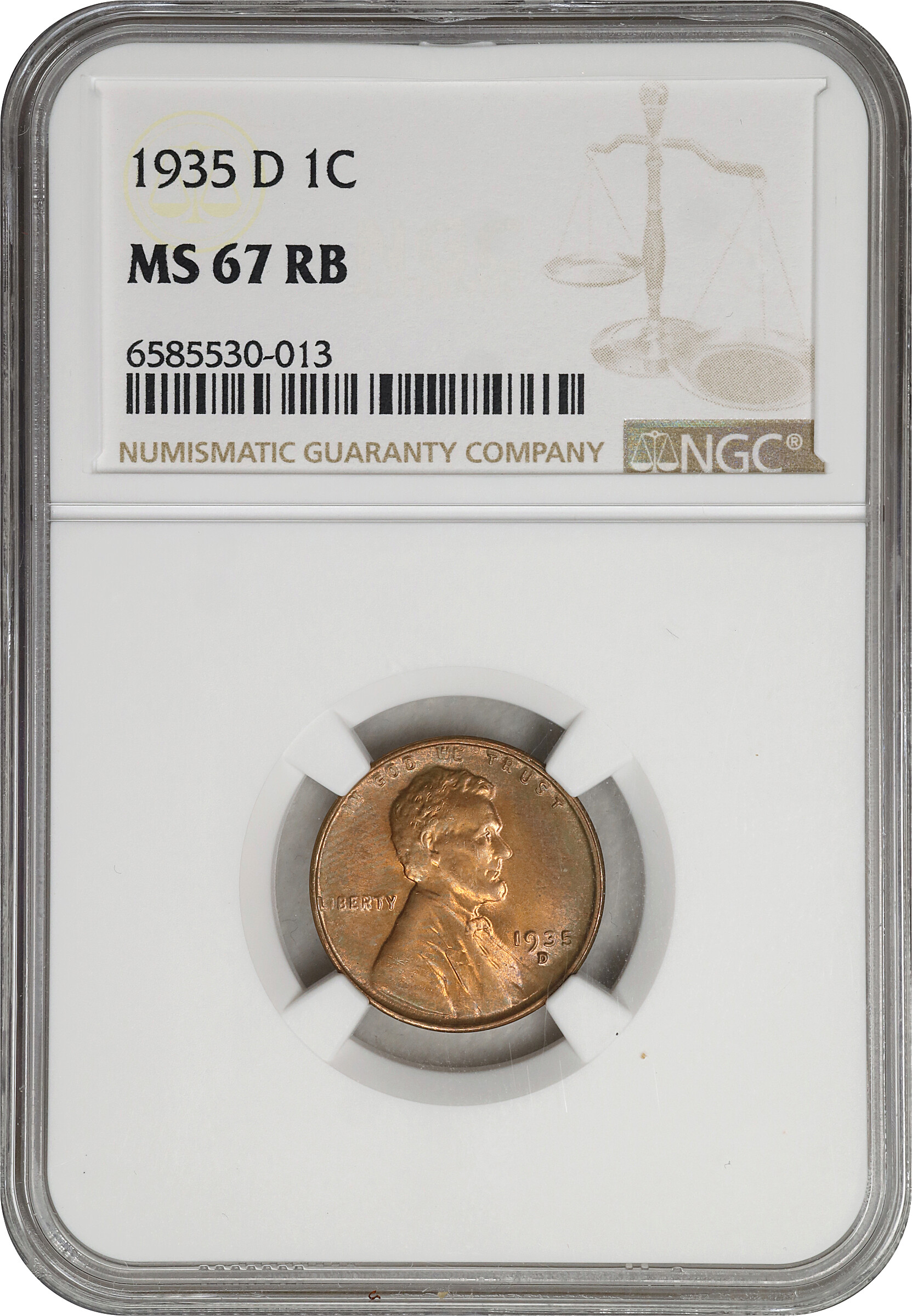 1935-D 1c MS RB MS67 RB thumbnail 15