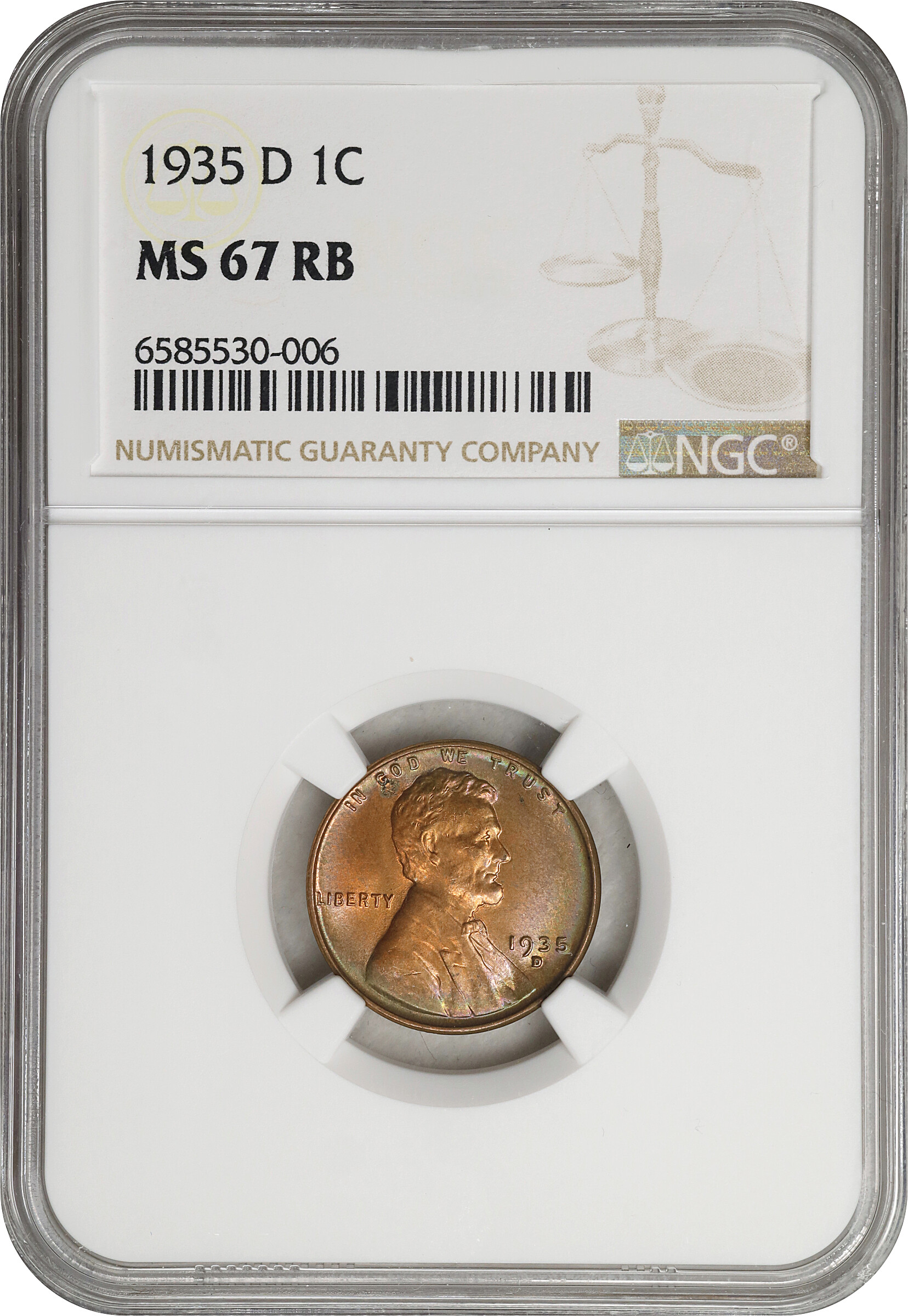 1935-D 1c MS RB MS67 RB thumbnail 19