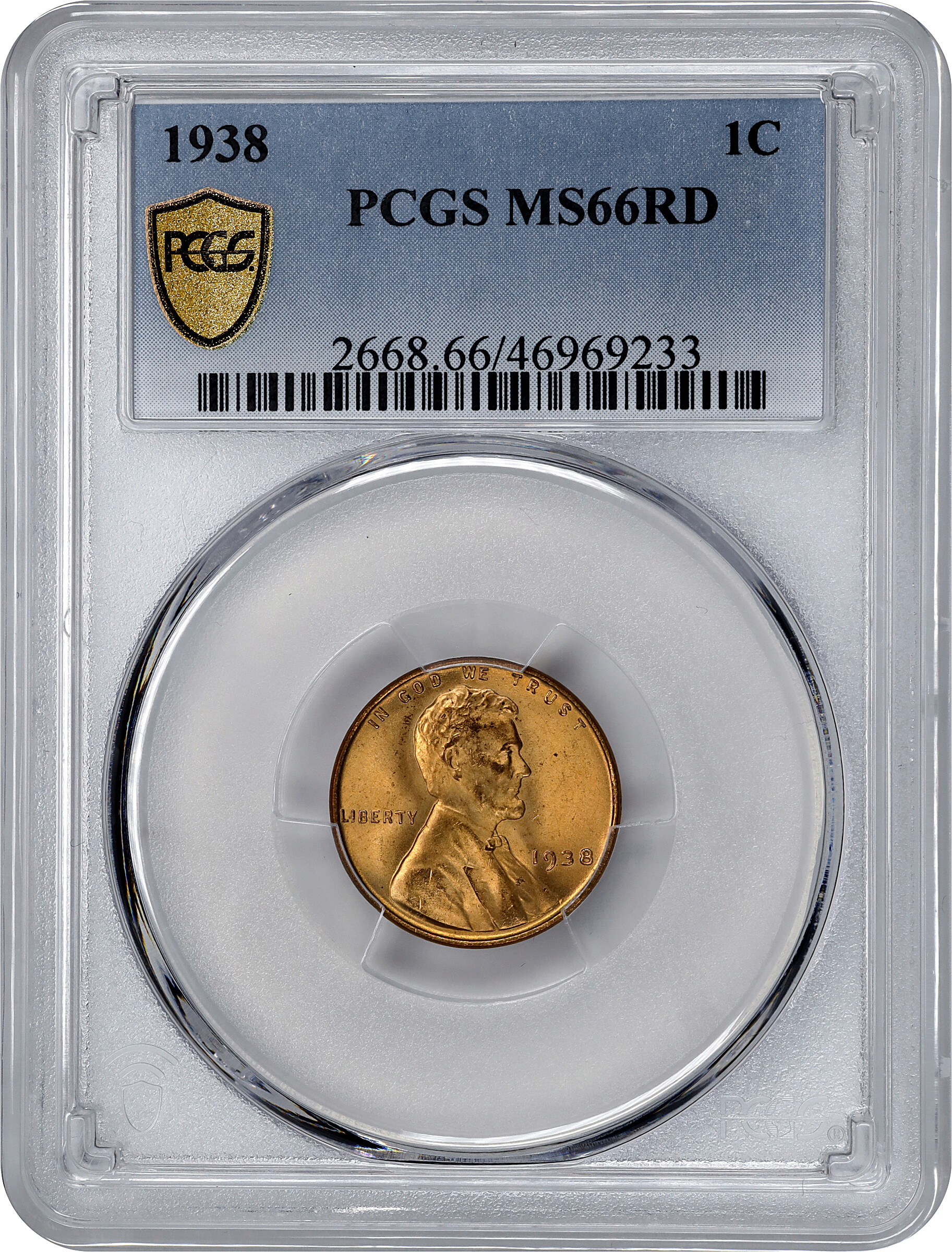 1938 1c MS RD MS66 RD CAC thumbnail 4