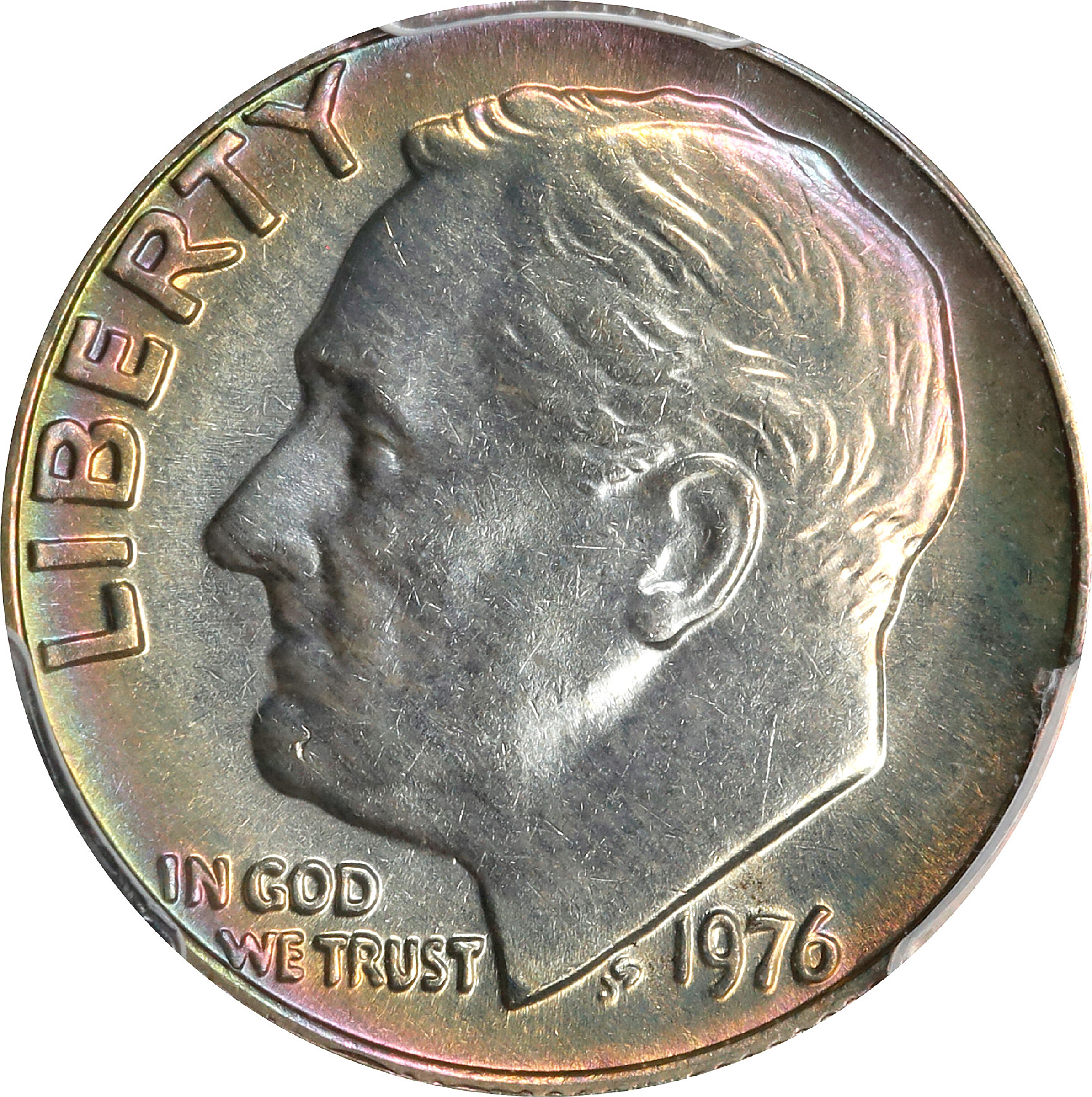 1976 Roosevelt Dime. MS-66 (PCGS).