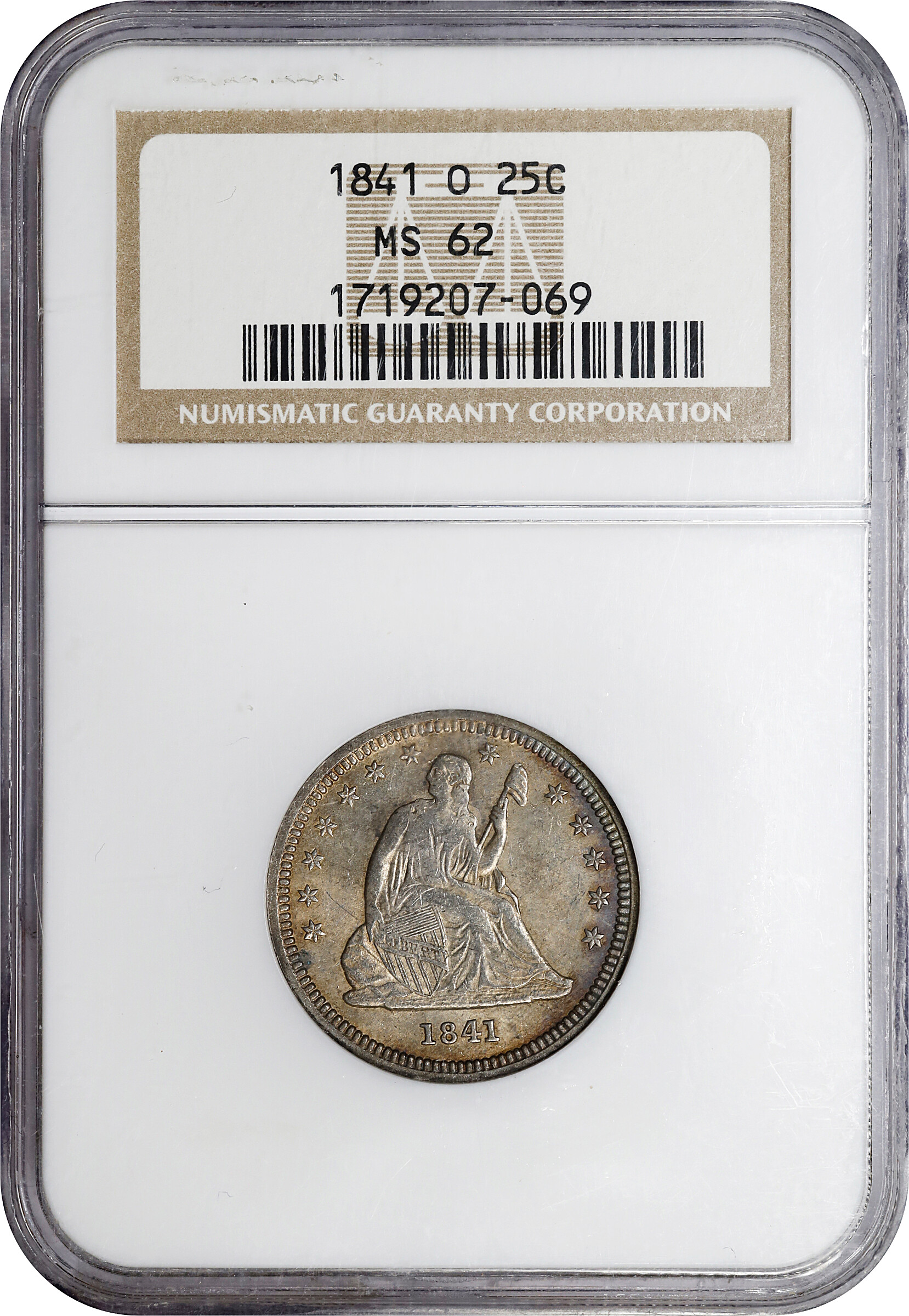 1841-O 25c MS62 thumbnail 4