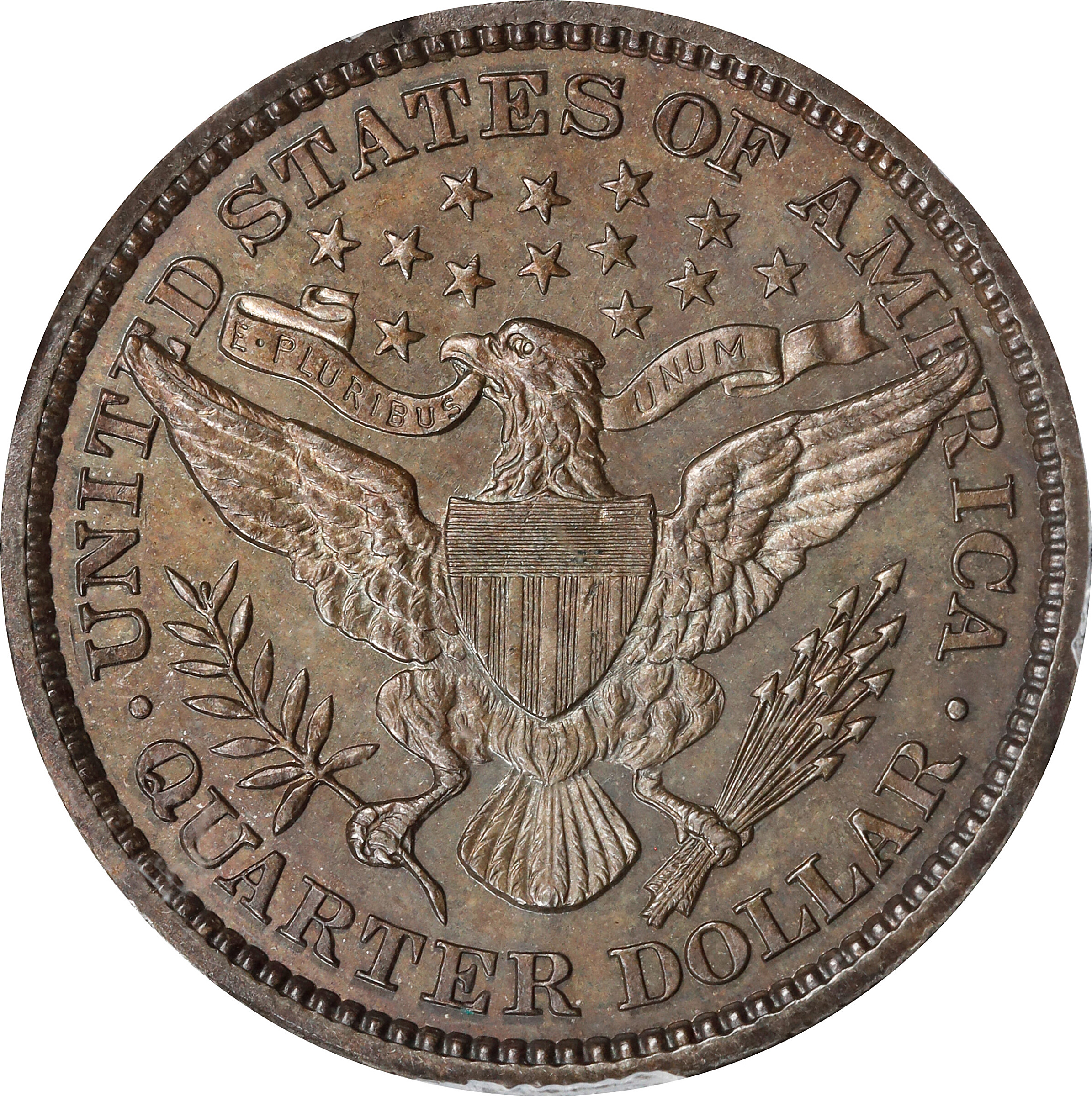 1898 25c AU53 CAC thumbnail 19