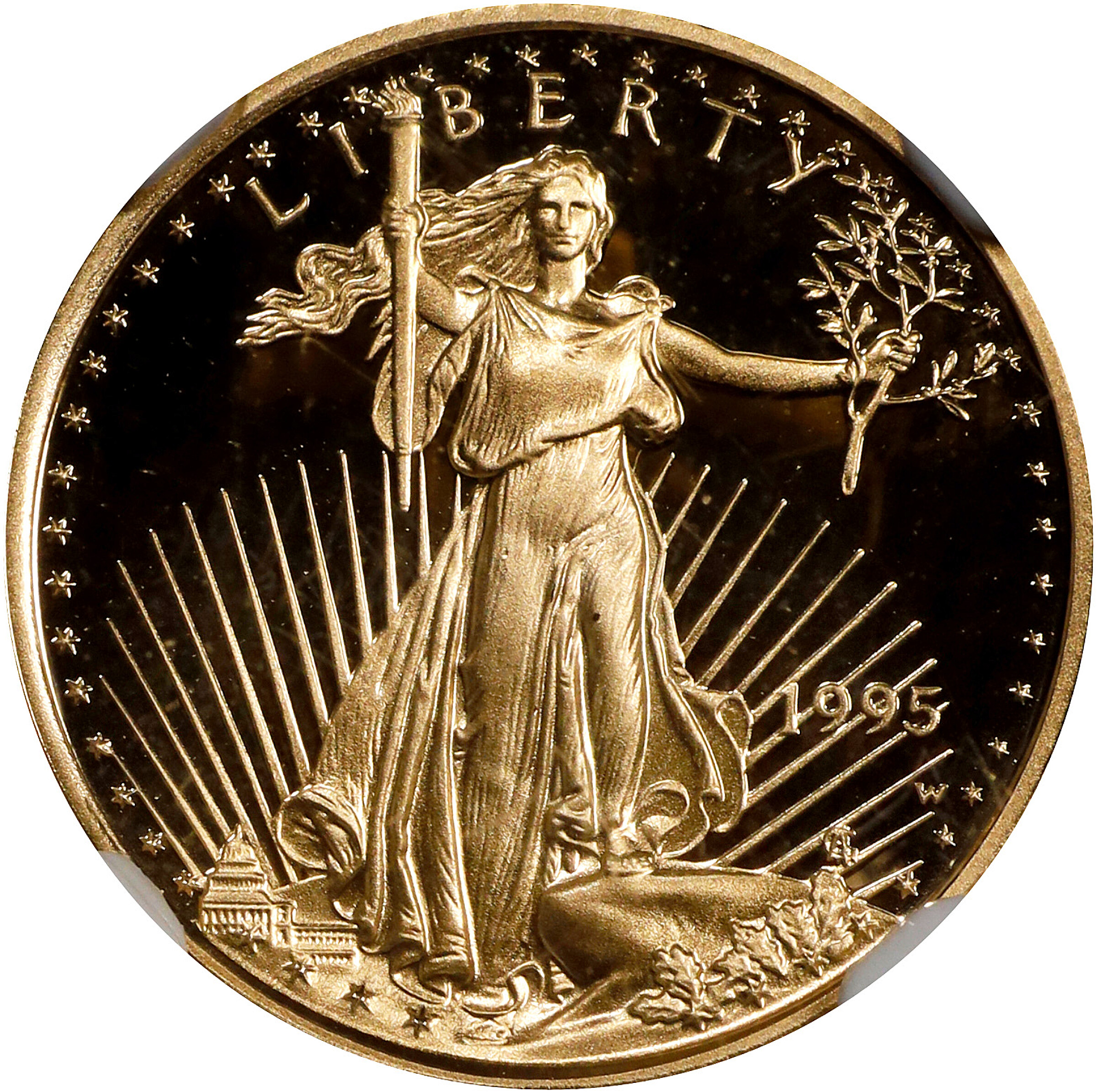 1995-W Tenth-Ounce Gold Eagle. Proof-69 Ultra Cameo (NGC).