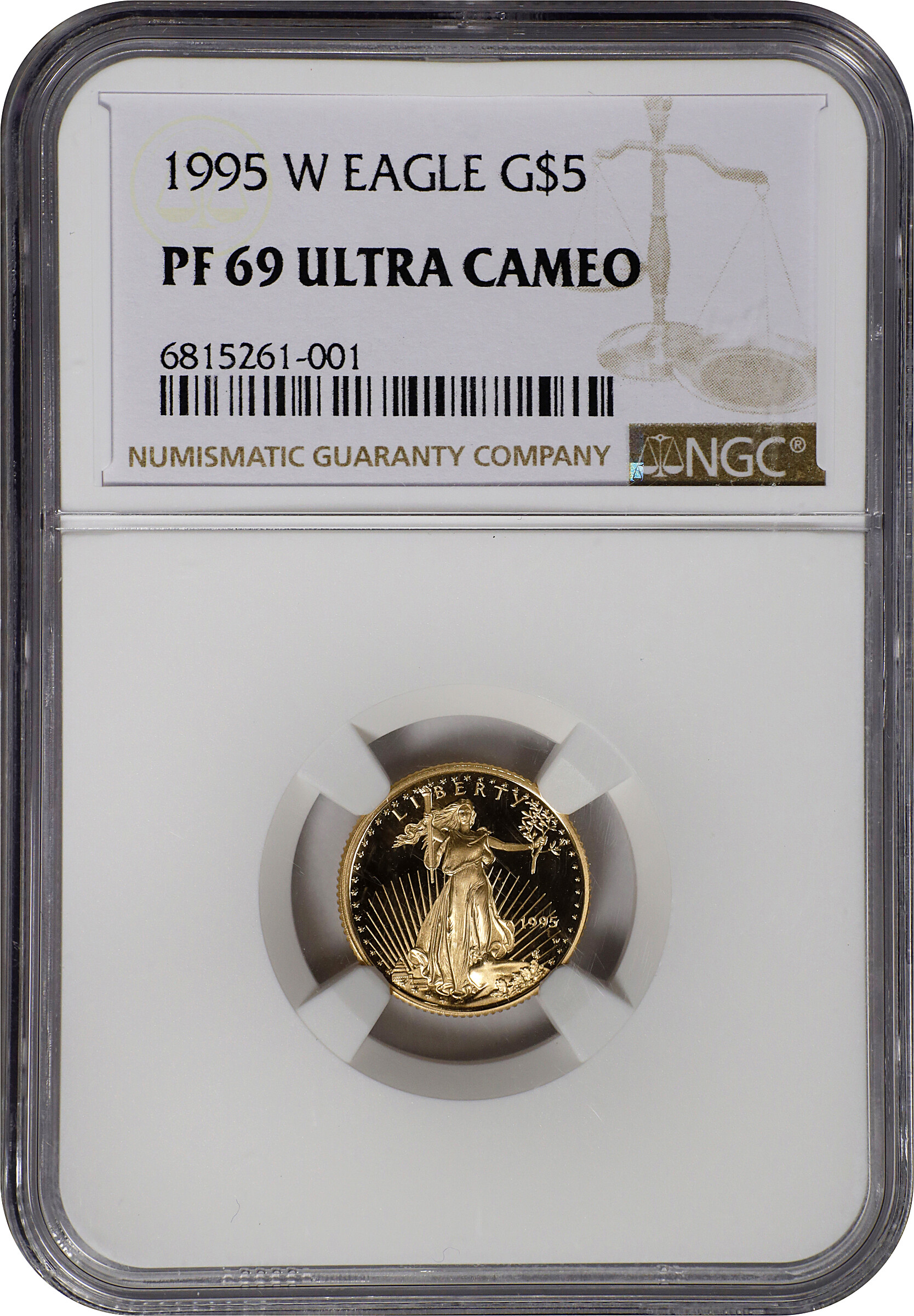 1995-W $5  Gold Eagle PR DCAM PR65 DCAM thumbnail 19