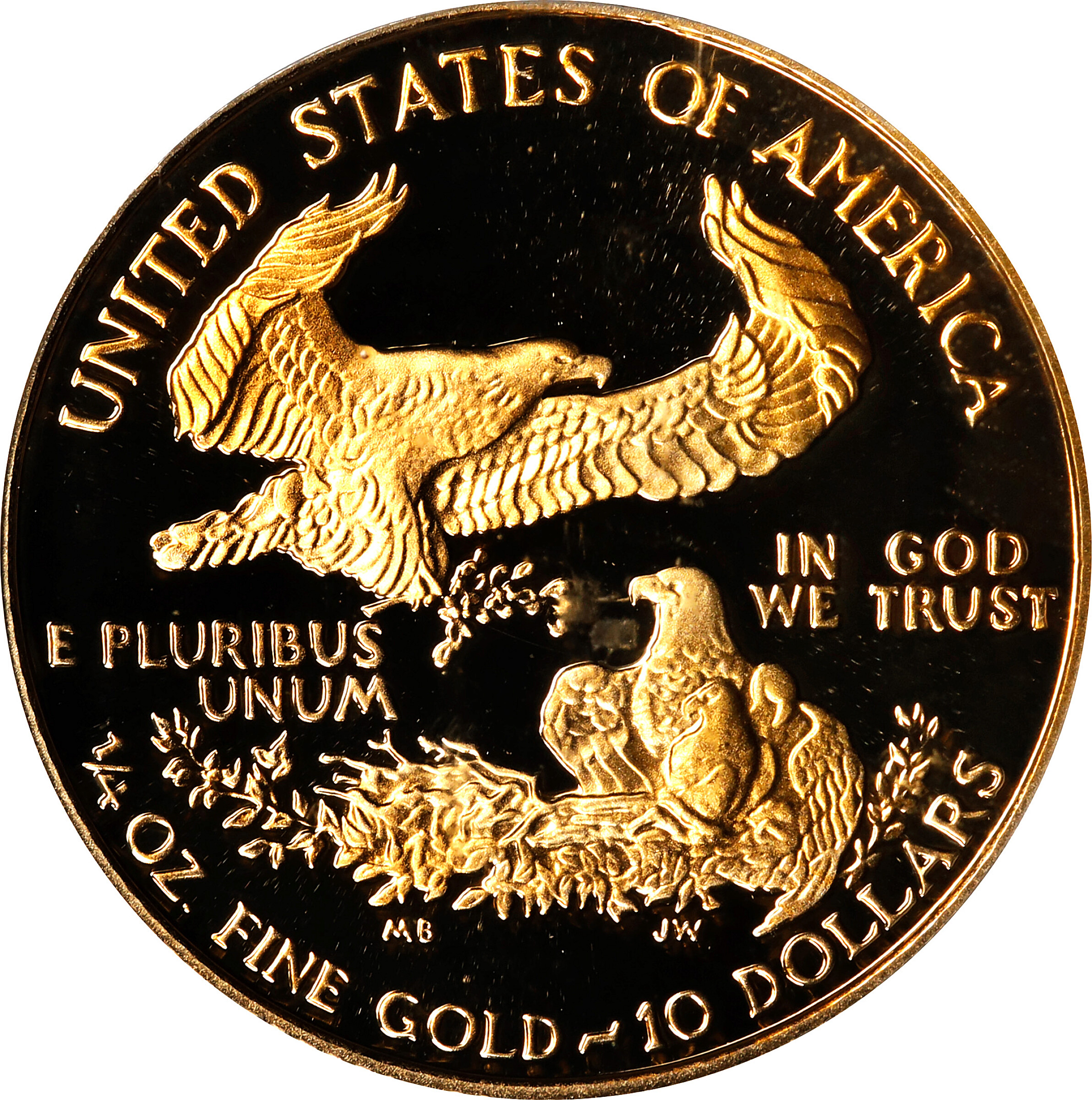 1992-P $10  Gold Eagle PR DCAM PR70 DCAM thumbnail 4