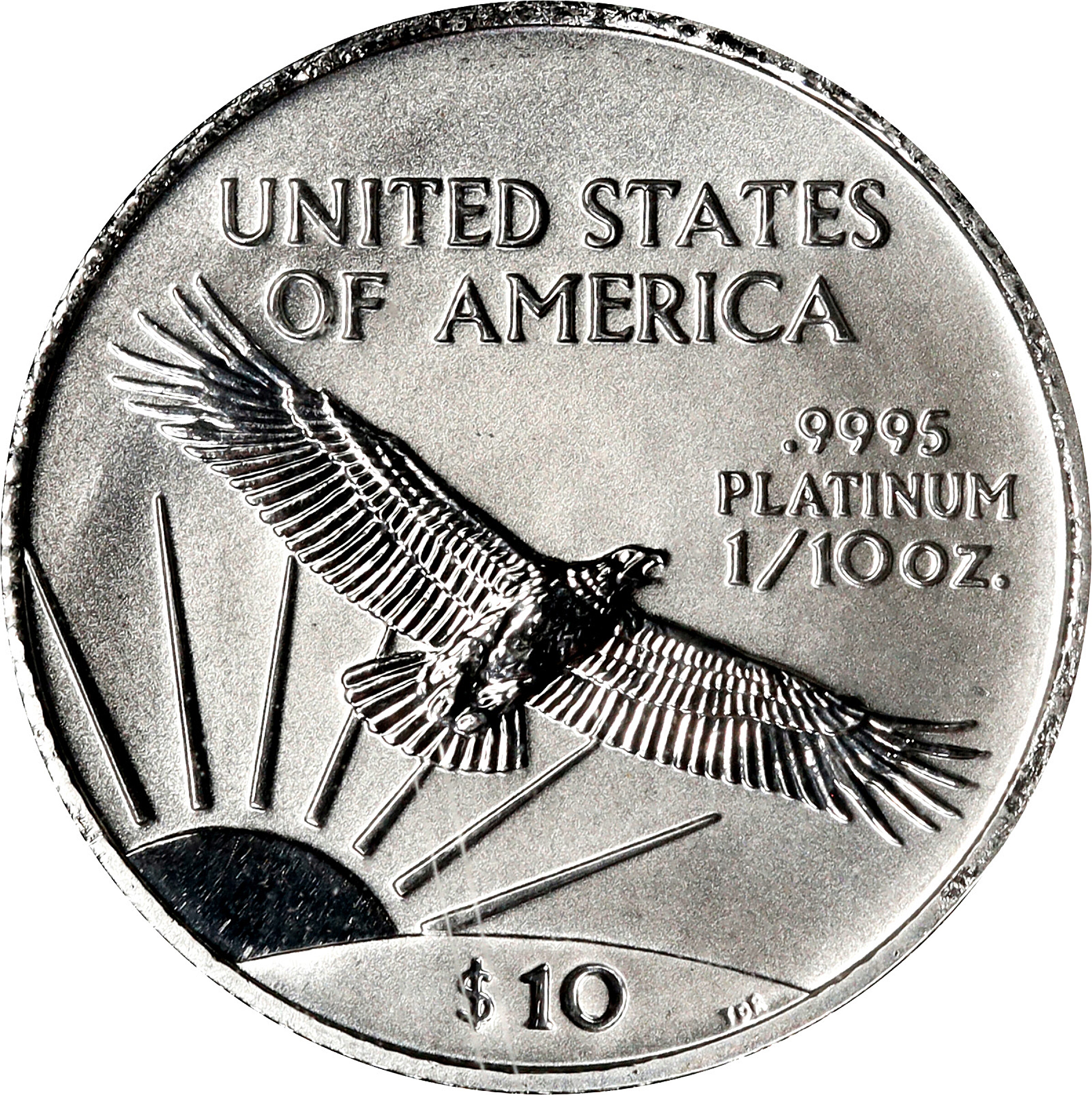 2003 $10  Platinum Eagle MS70 thumbnail 9