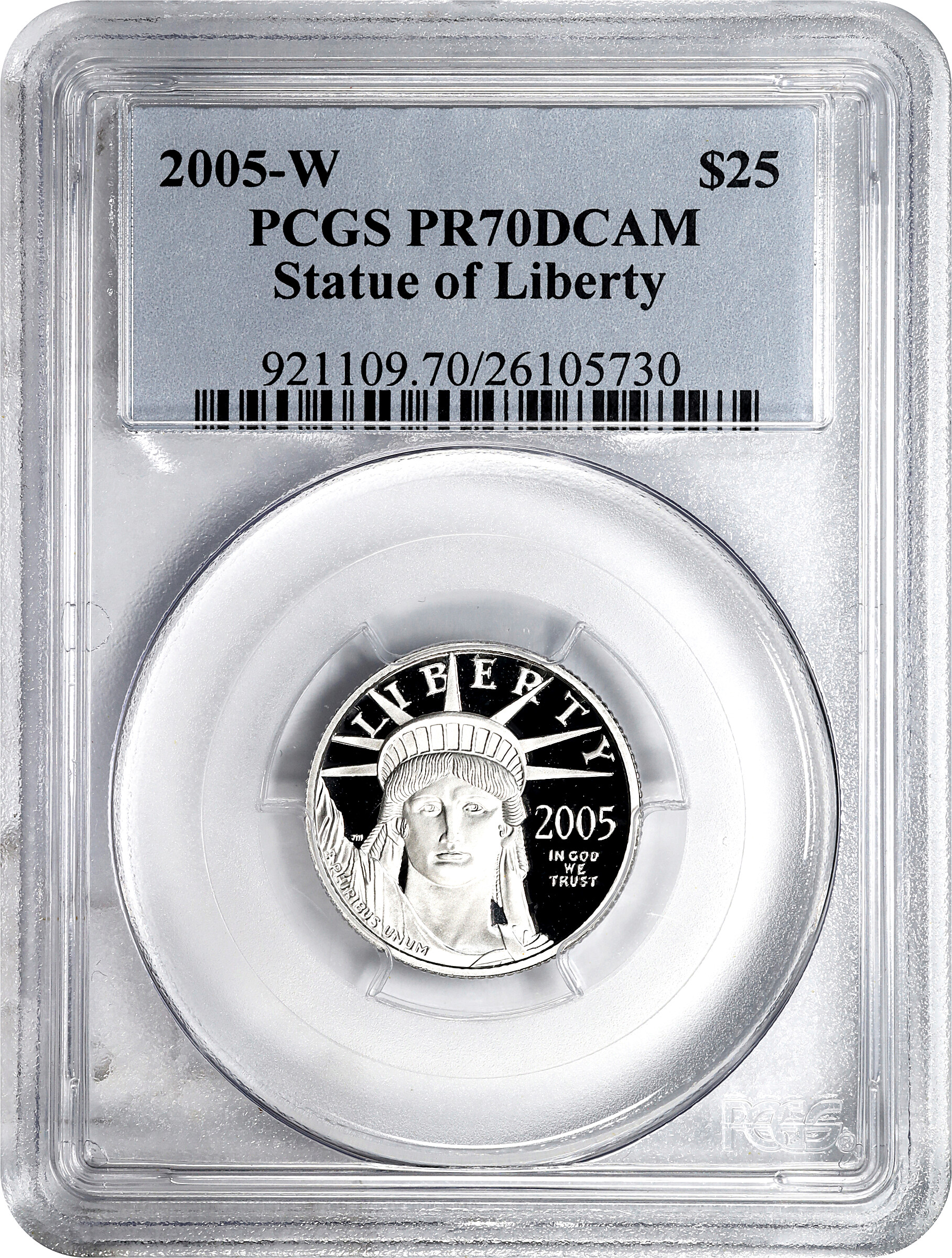 2005-W $25  Platinum Eagle PR DCAM PR70 DCAM thumbnail 14