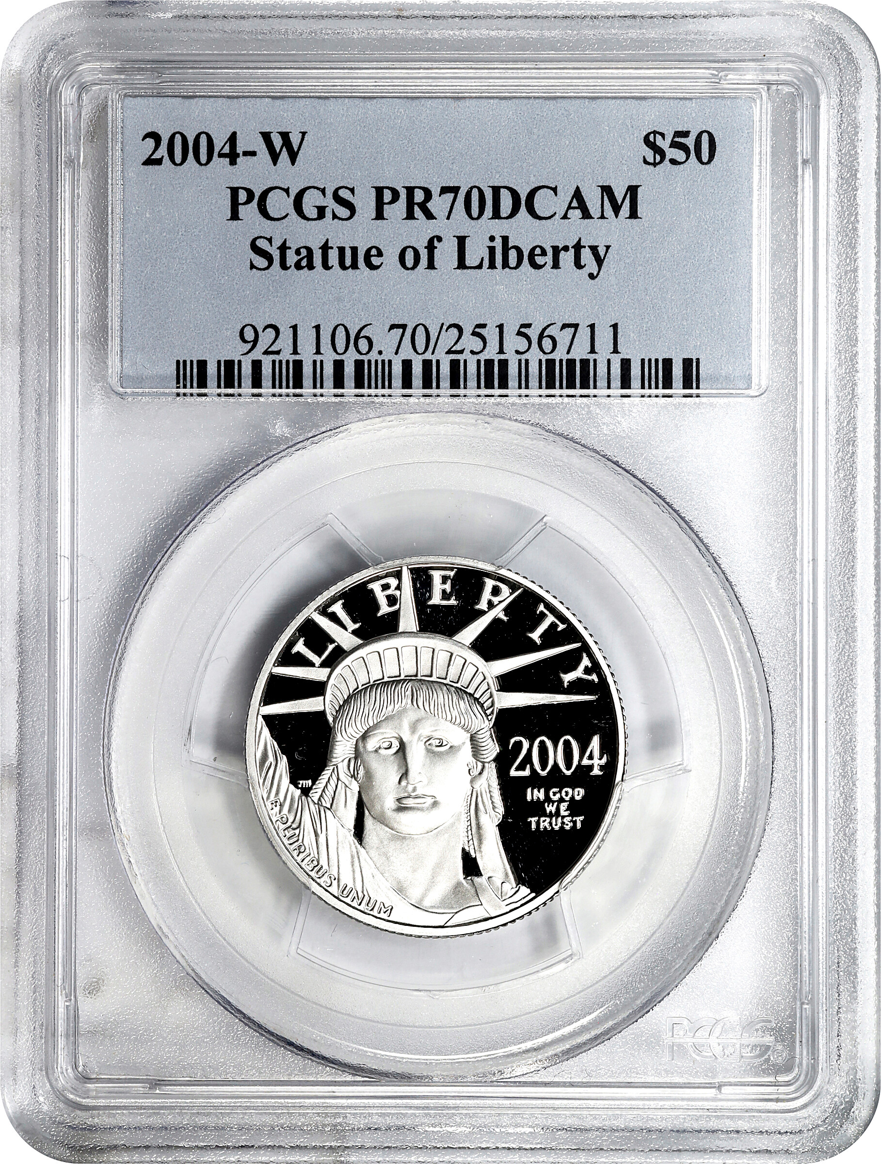 2004-W P$50  Platinum Eagle PR DCAM OGP thumbnail 15