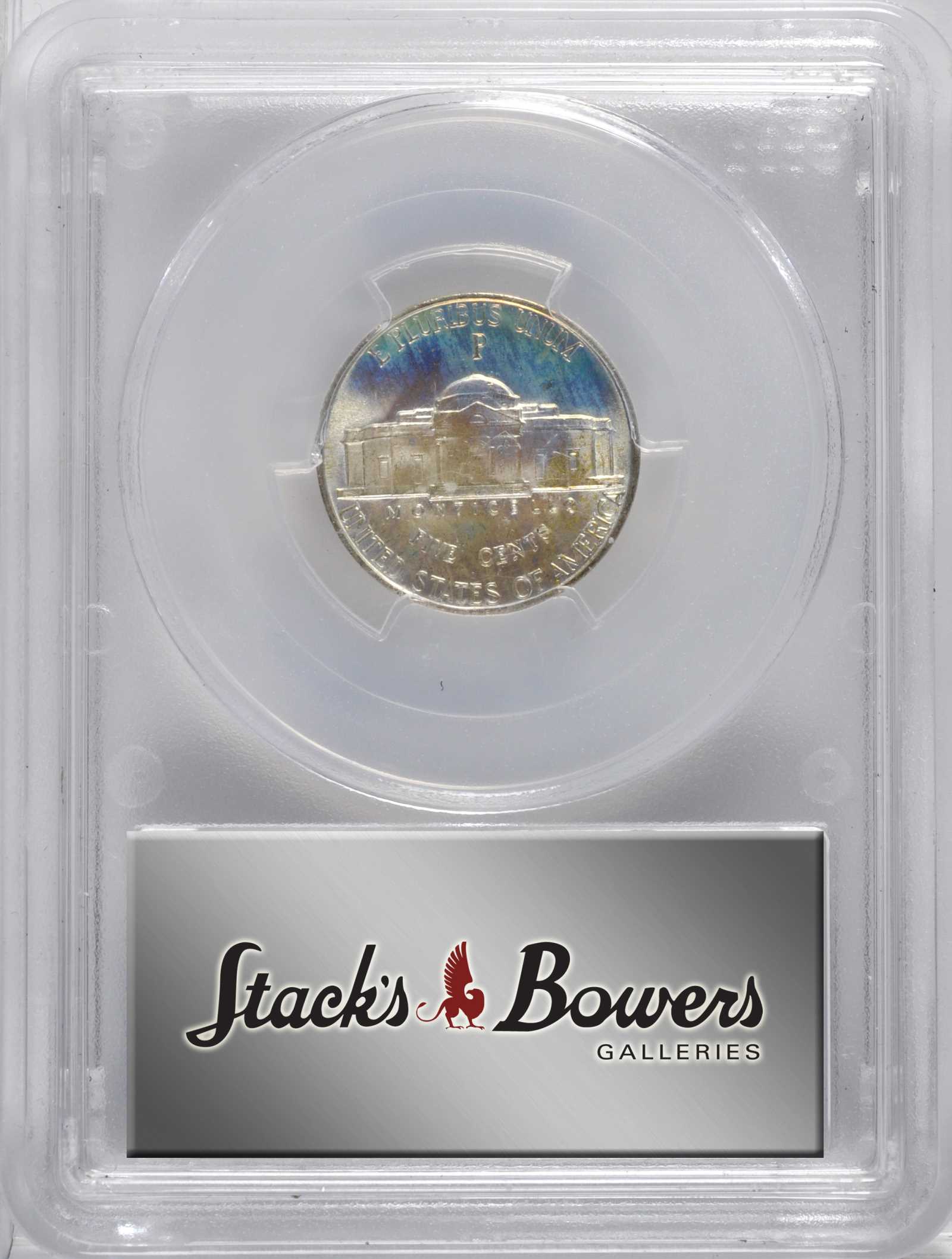 1945-P 5C Silver, Doubled Die Reverse, FS-801 MS66 thumbnail 3