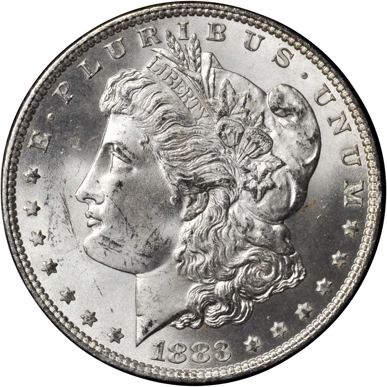 1883 GSA Morgan Silver Dollar. MS-64 (NGC).