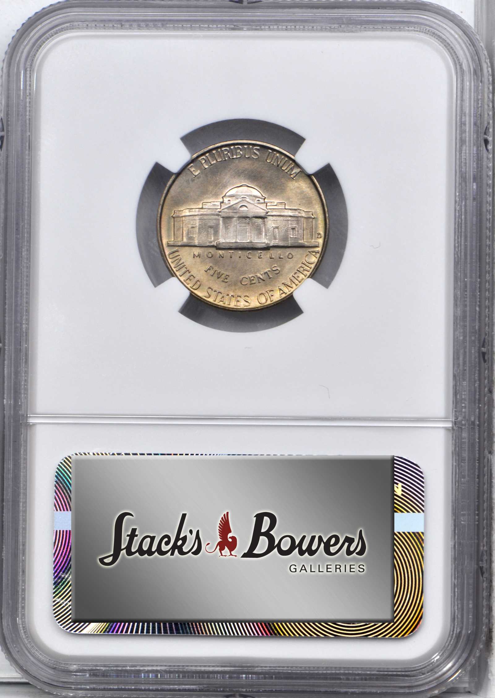 1941-D/D 5c Repunched Mintmark, FS-501 MS FS MS66 FS CAC thumbnail 3