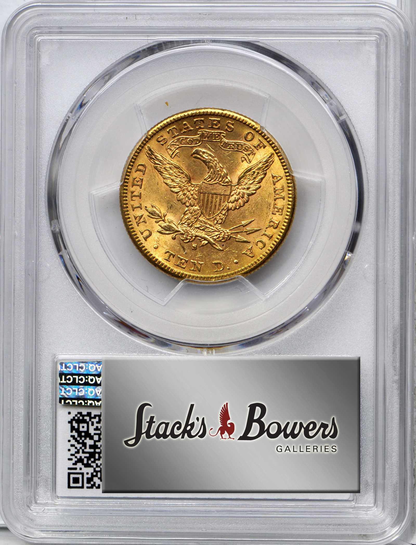 1889-S/S $10  RPM & DDR, FS-501 MS thumbnail 2