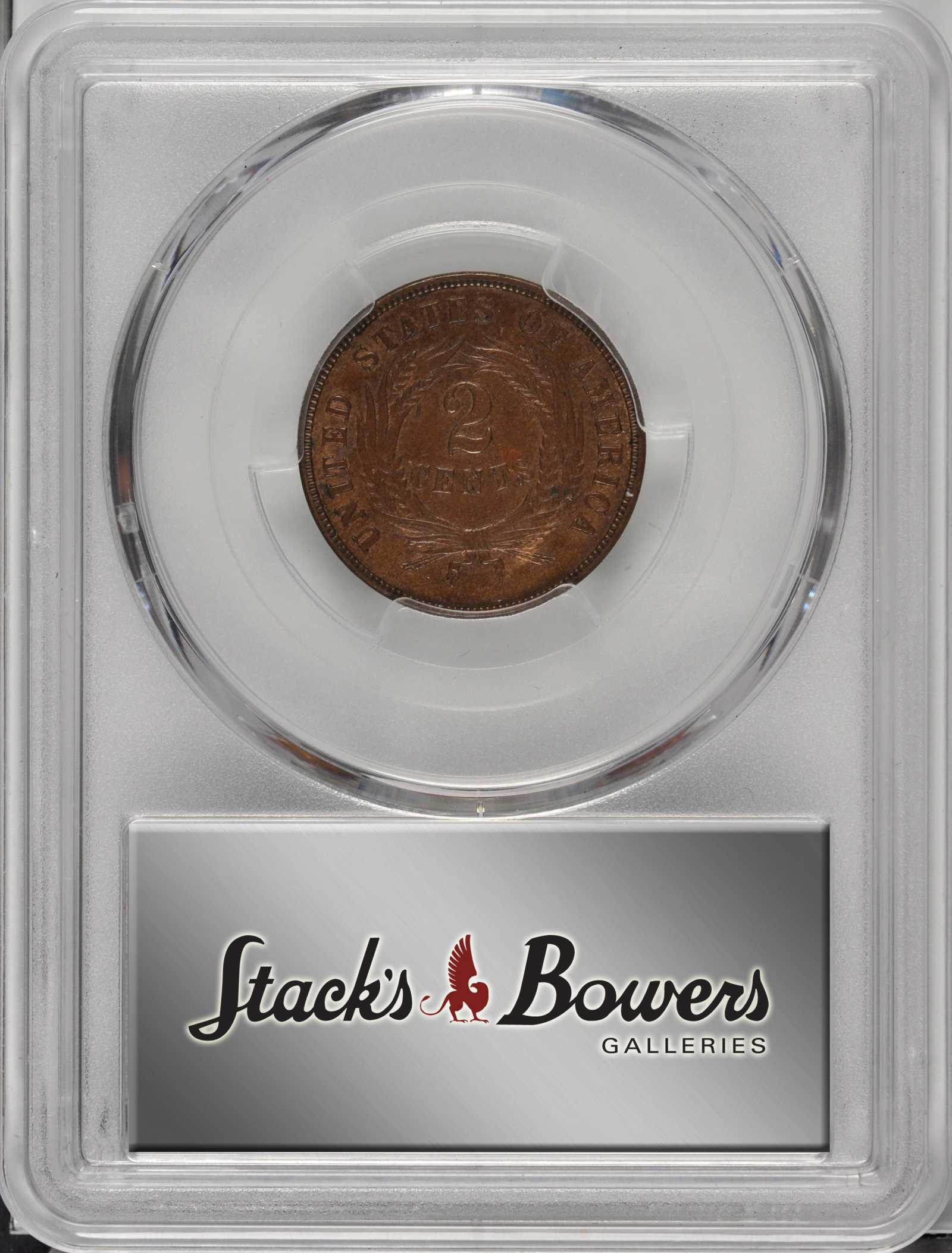 1869 2c Repunched Date, FS-302 MS BN MS61 BN thumbnail 4