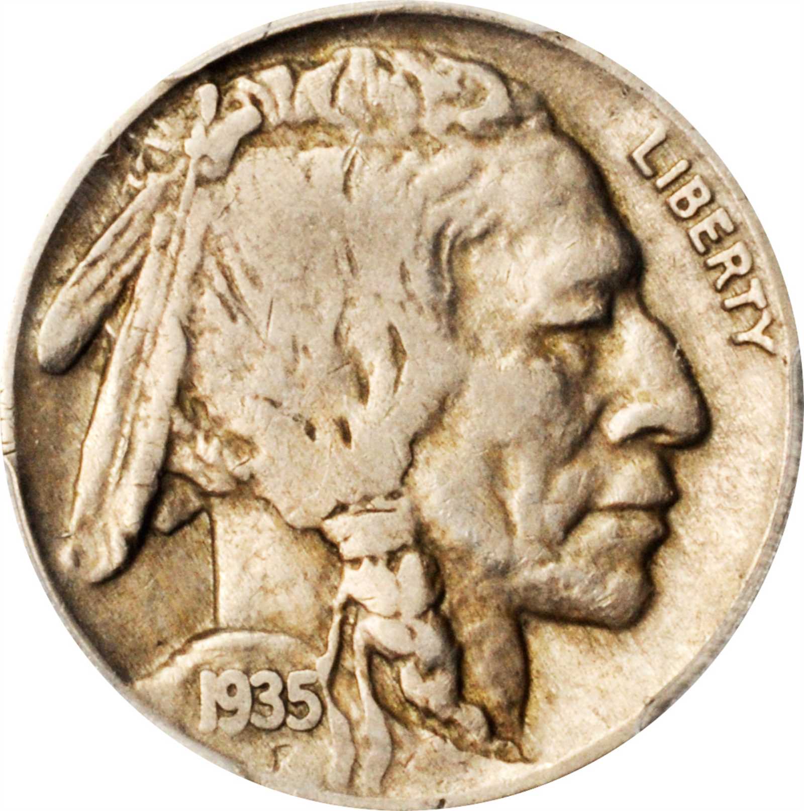 1935 Buffalo Nickel. FS-803. Doubled Die Reverse. VF-20 (PCGS).