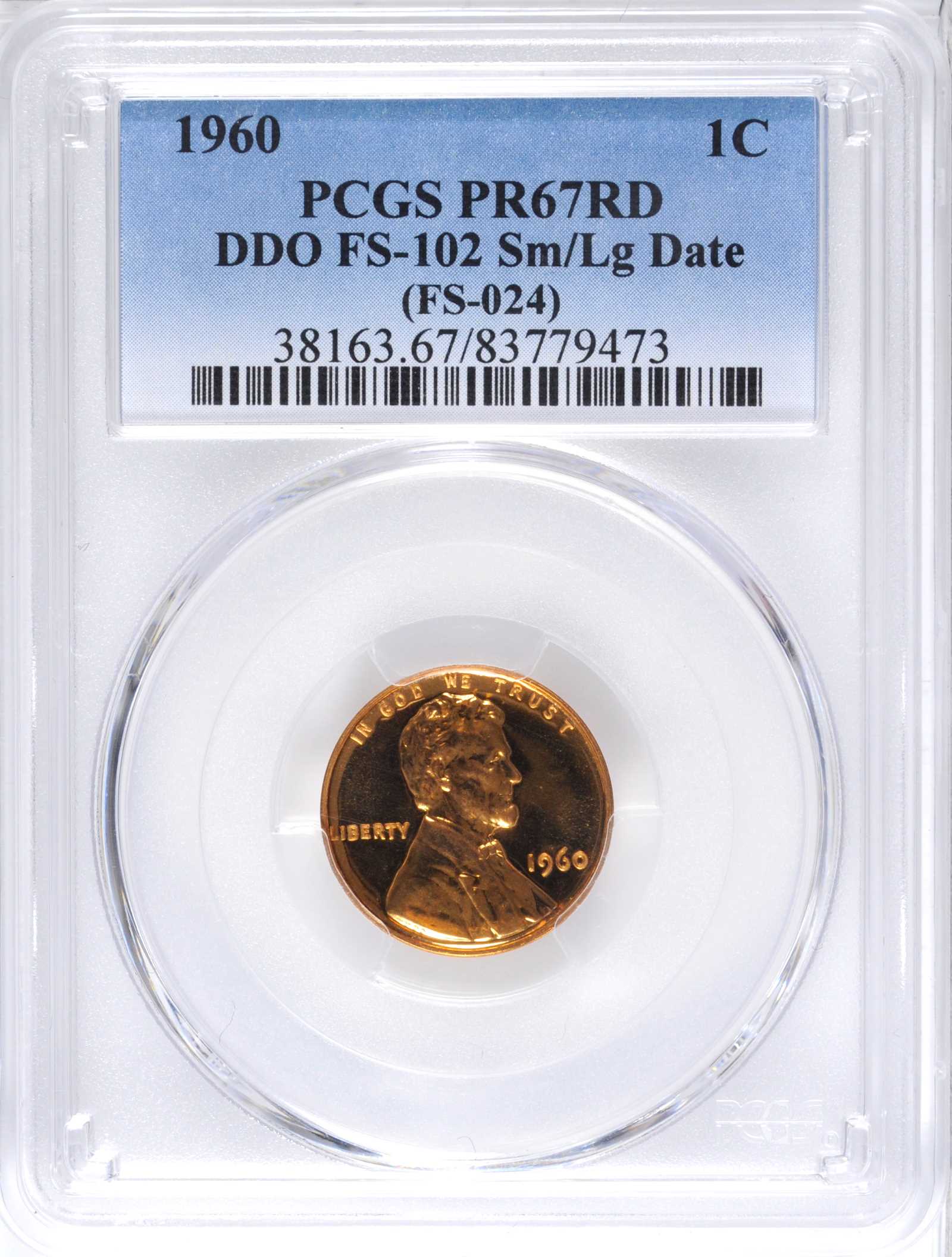 1960 1c Small/Large Date, Doubled Die Obverse, FS-102 PR RD thumbnail 20