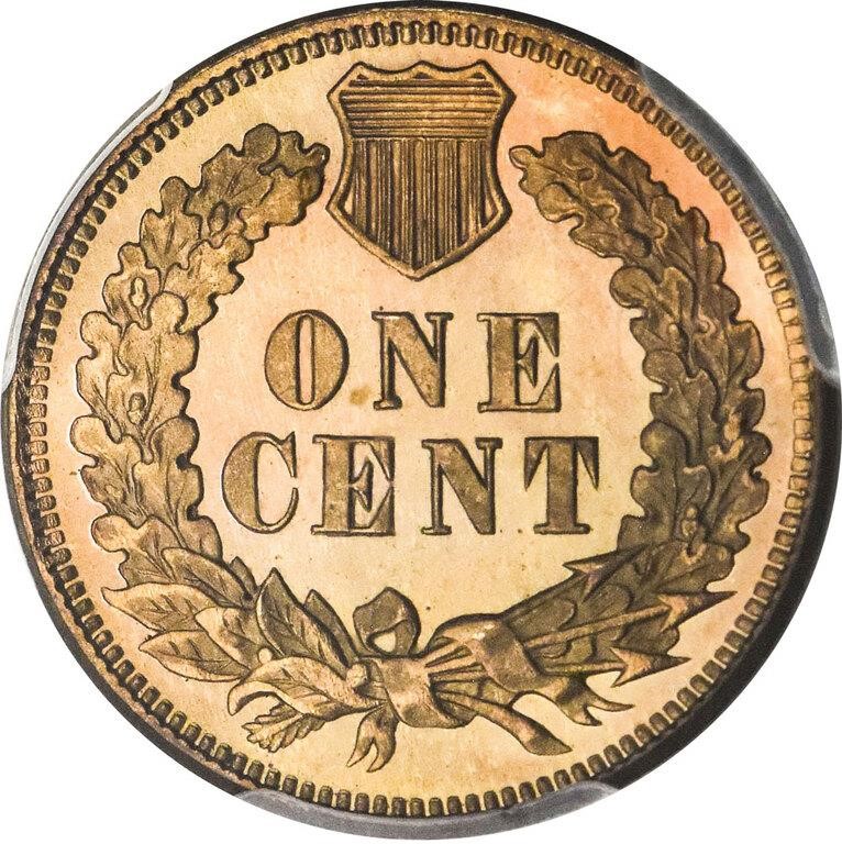1878 1c PR RD CAM PR65 RD CAM CAC thumbnail 2