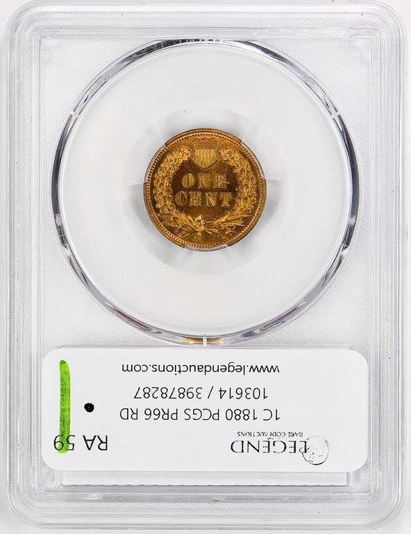1880 1c PR RD PR66 RD thumbnail 4