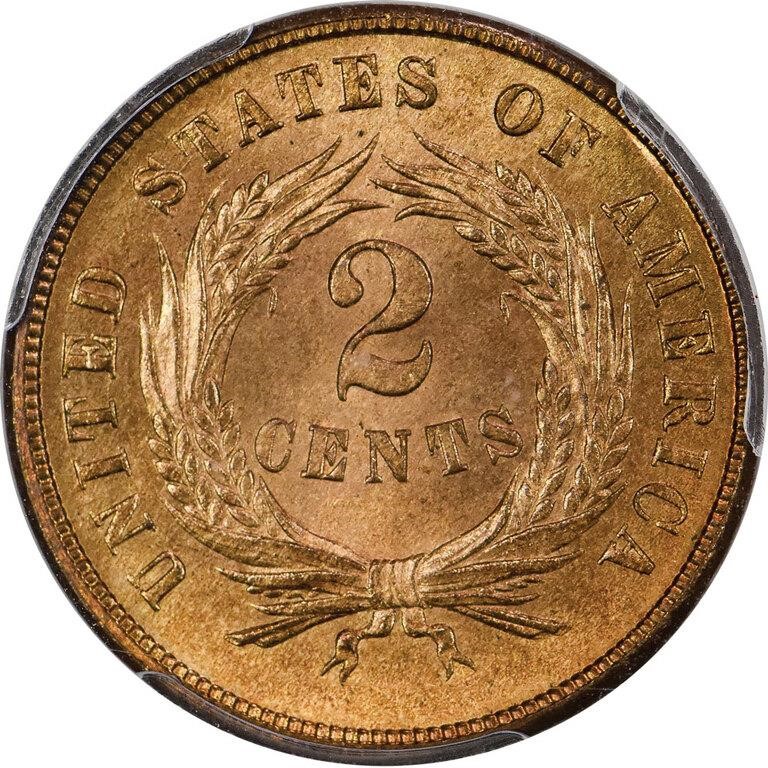 1865 2c MS RD MS66 RD thumbnail 12